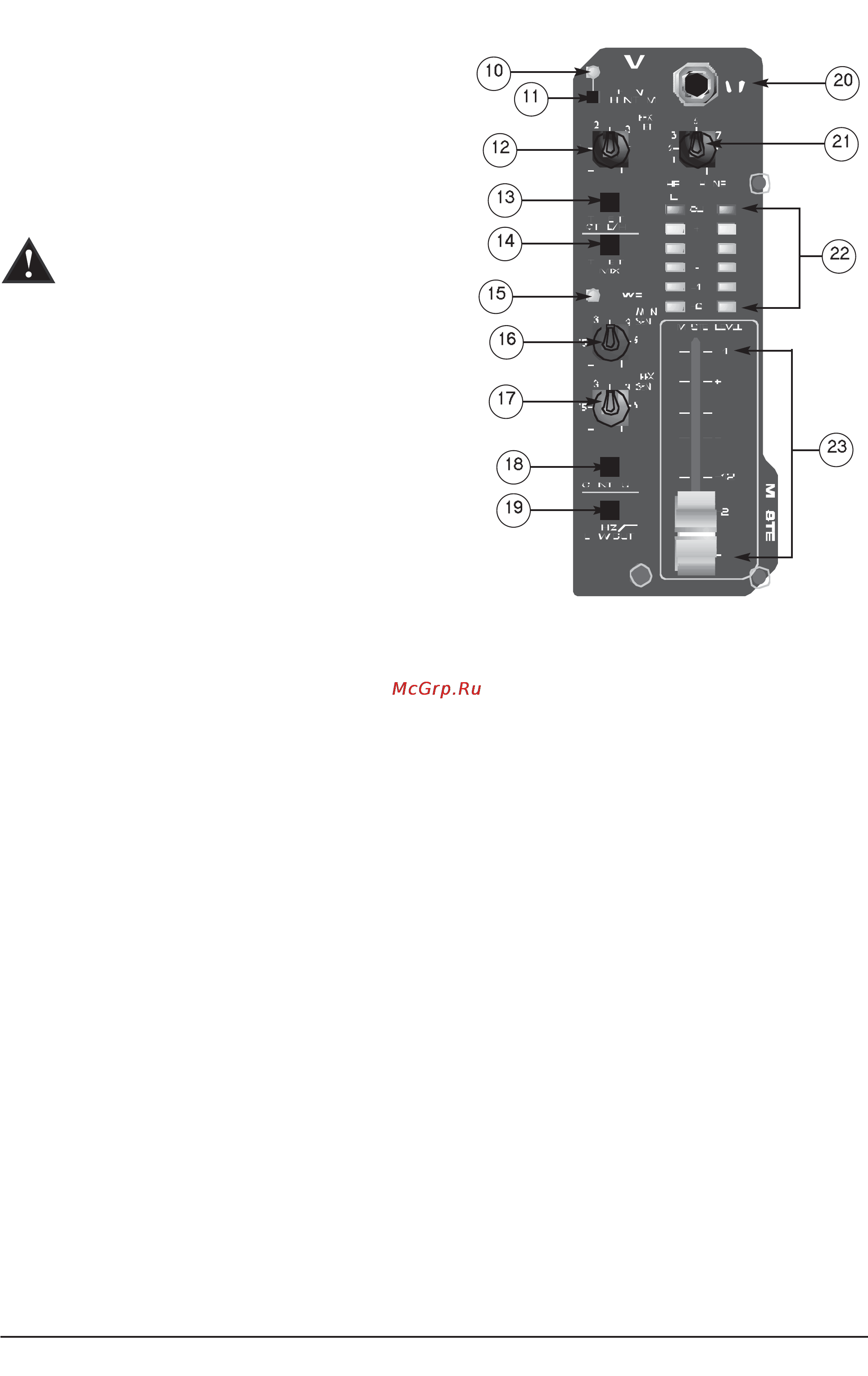 Peavey PV 8 [5/10] Переключатель contour 18