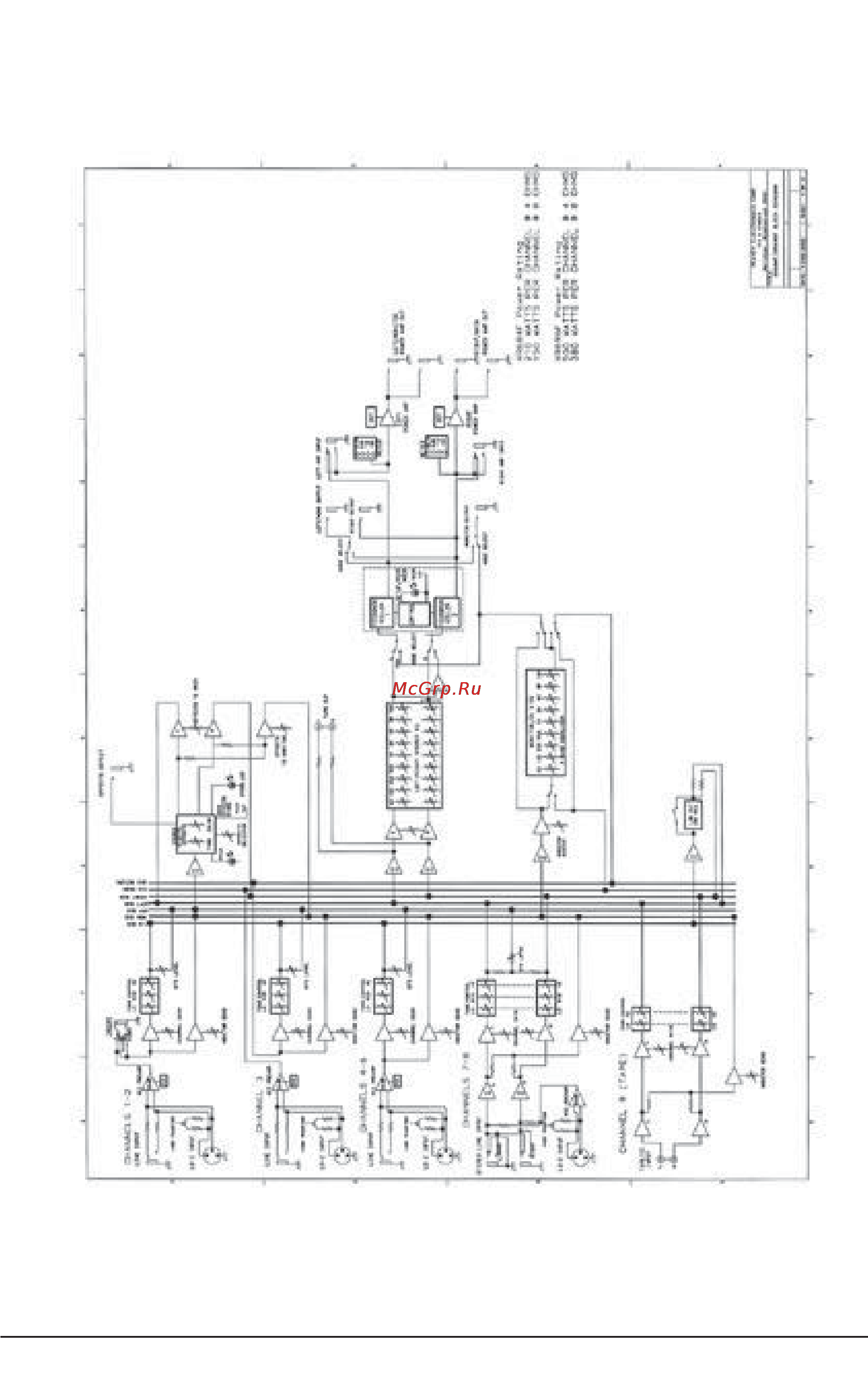 Peavey XR696F [19/19] Блок схема микшера хр684р хр696р