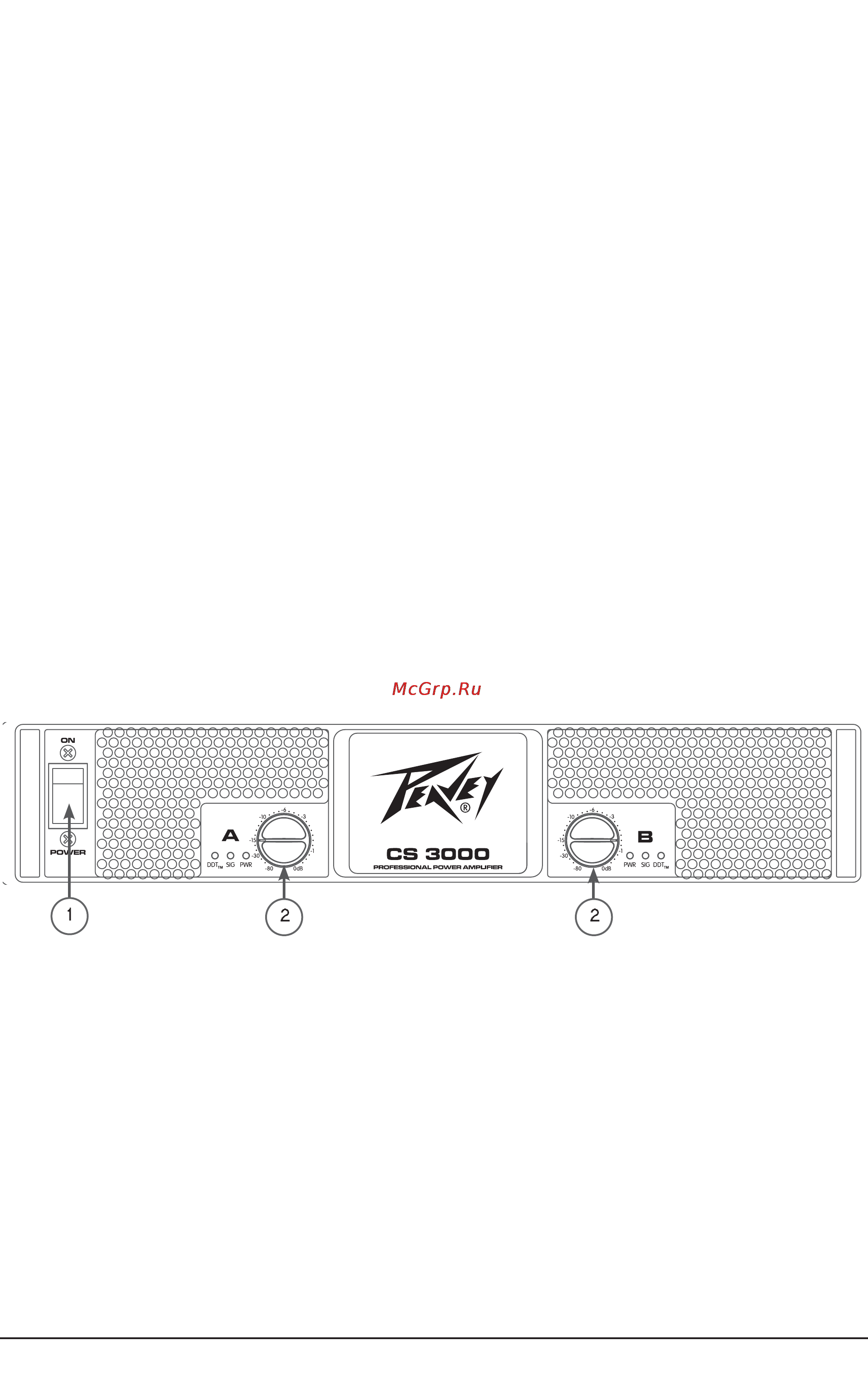 Peavey CS 3000 [6/11] Параллельный режим