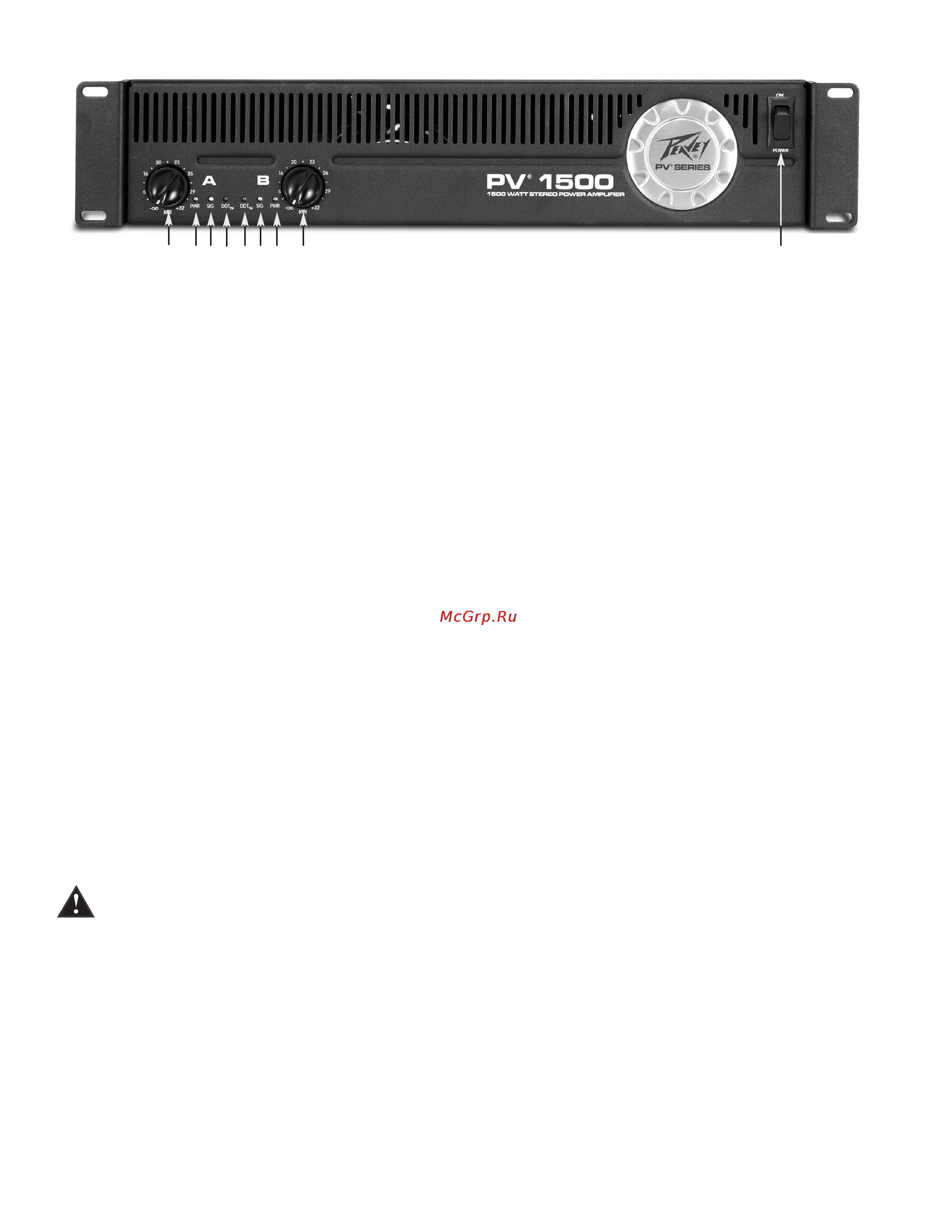 Peavey PV2600 [25/40] 2 3 4 4 3 2 1 5