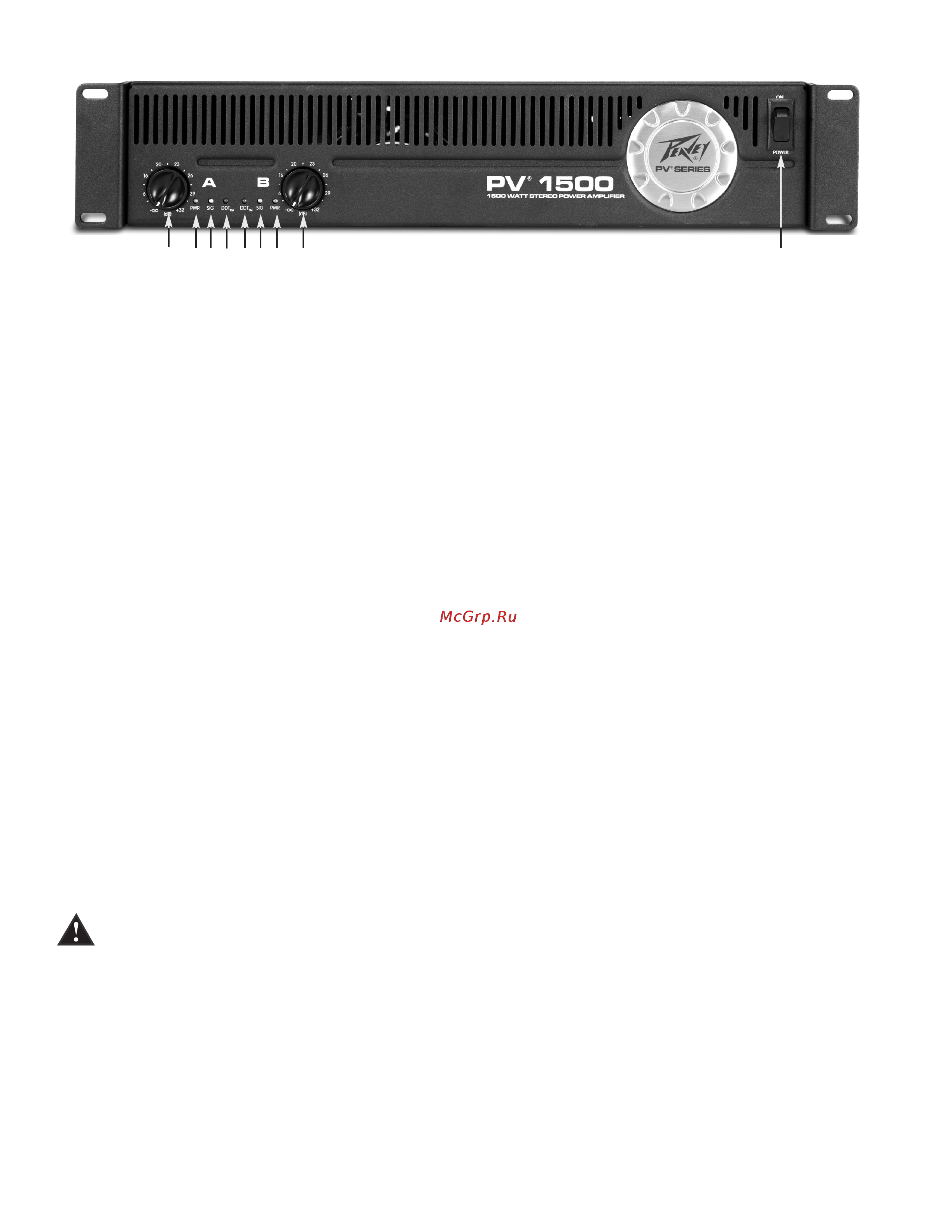 Peavey PV900 [8/40] 2 3 4 4 3 2 1 5