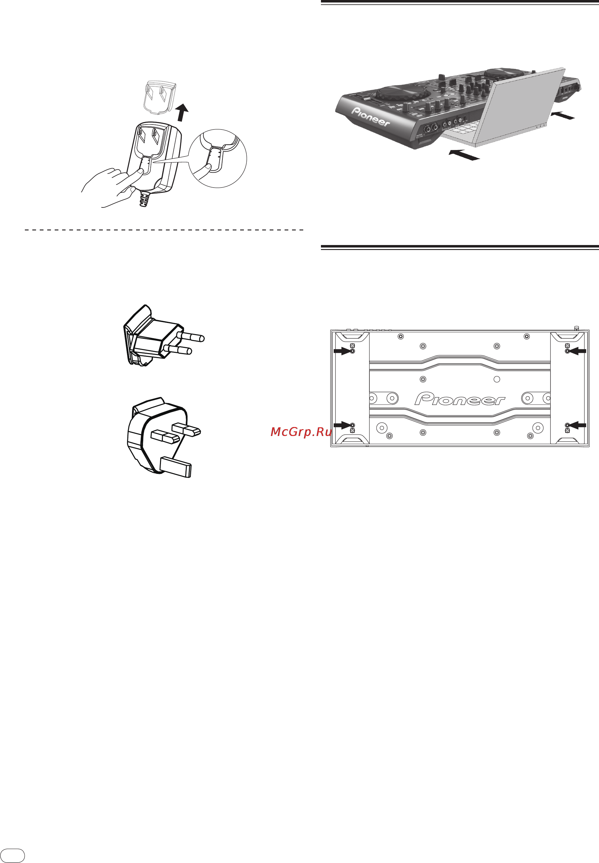Pioneer DDJ-T1 DJ [6/128] Uso a piedini rimossi