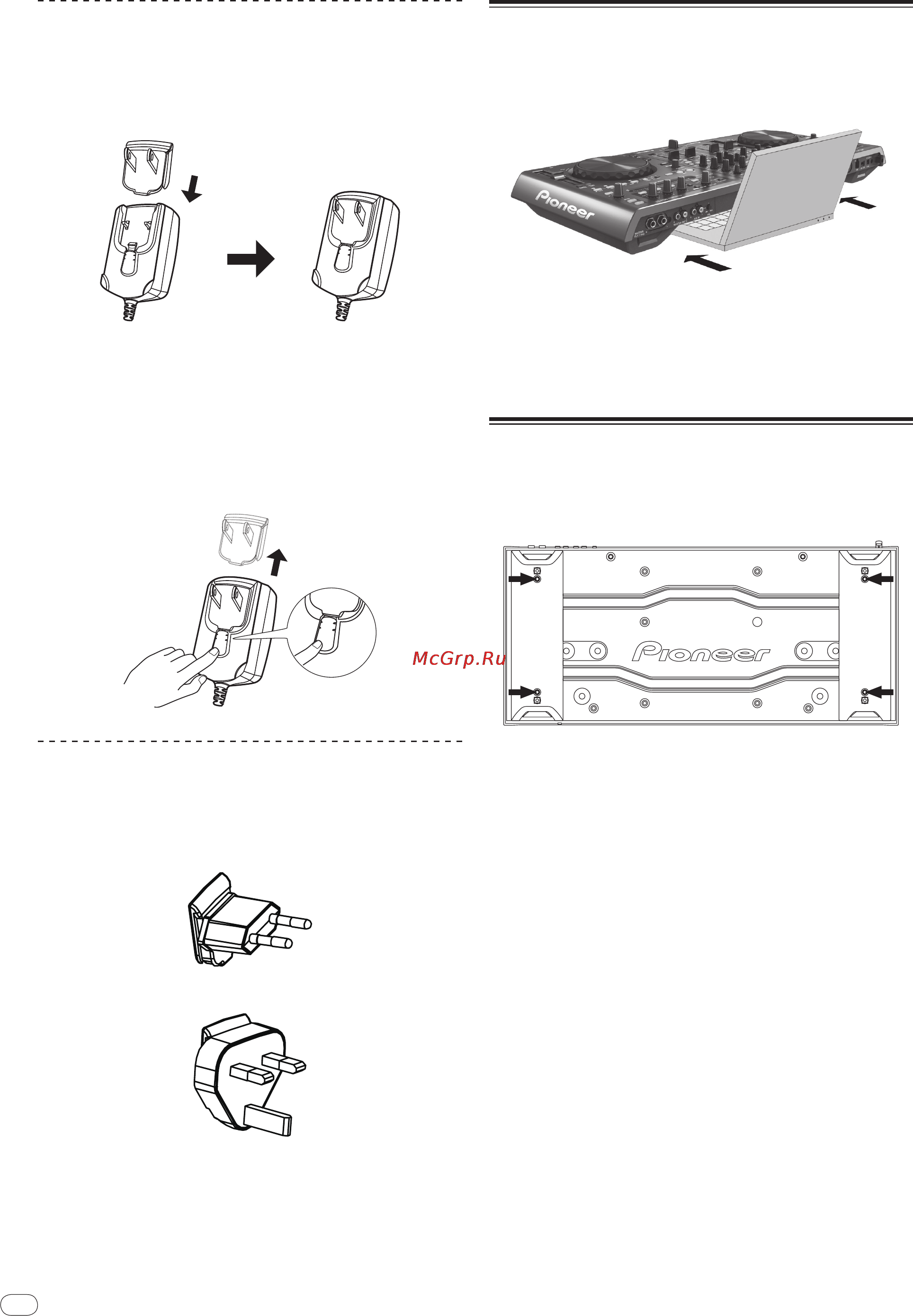 Pioneer DDJ-T1 DJ [68/128] Uso con las patas quitadas
