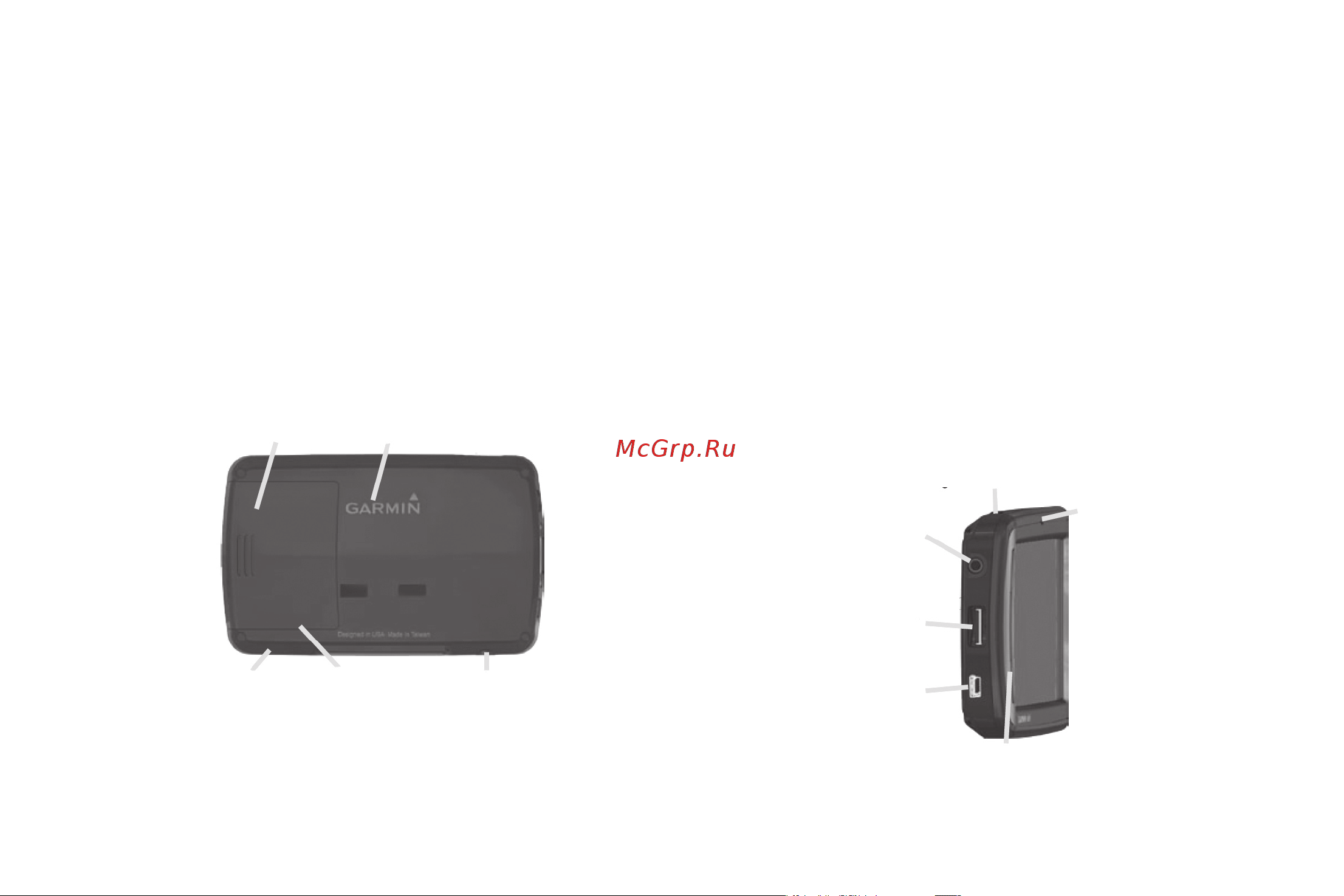 Garmin nuvi 800 [6/72] Начало работы