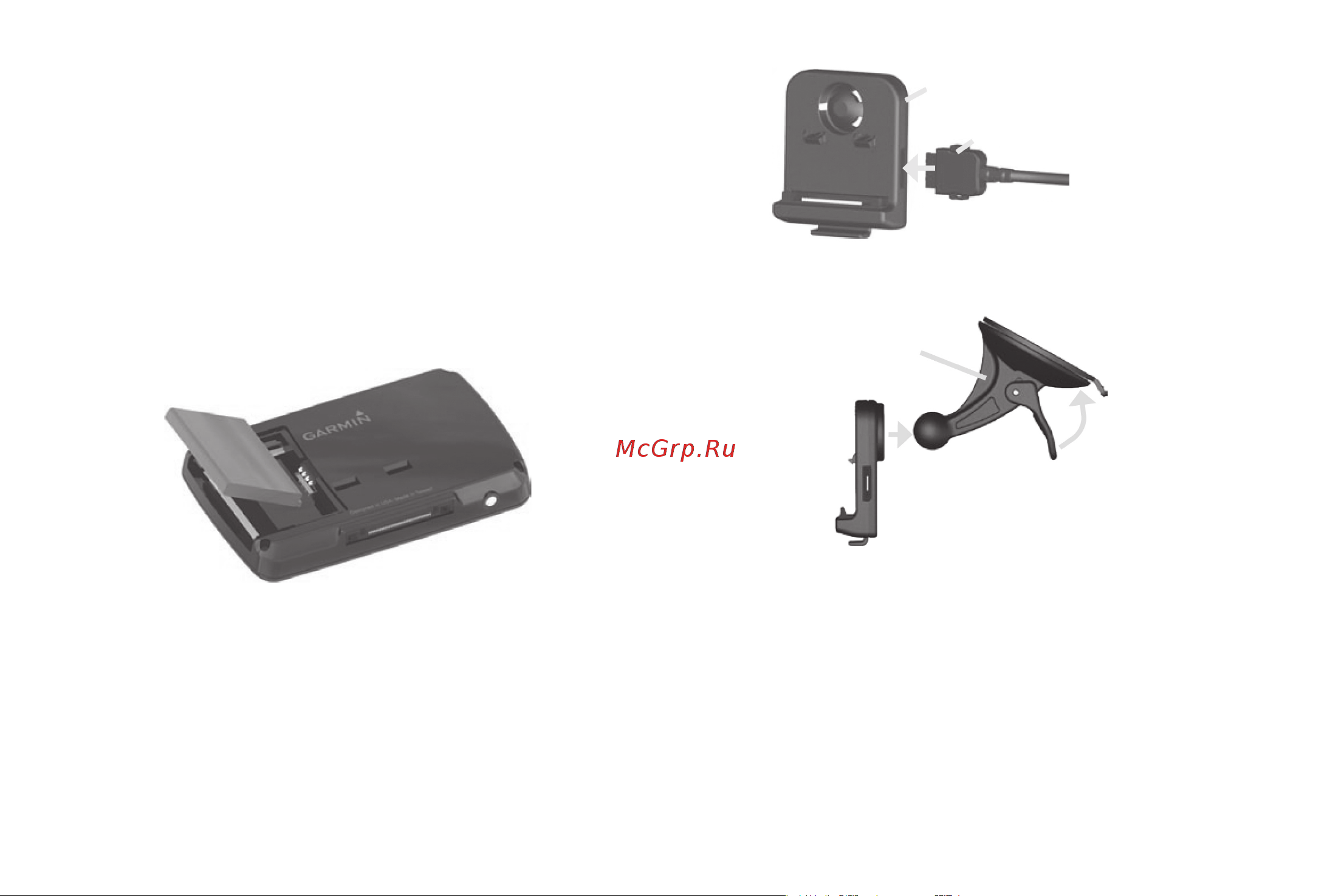 Garmin Nuvi 800 Series [7/72] Шаг 1 установка батареи