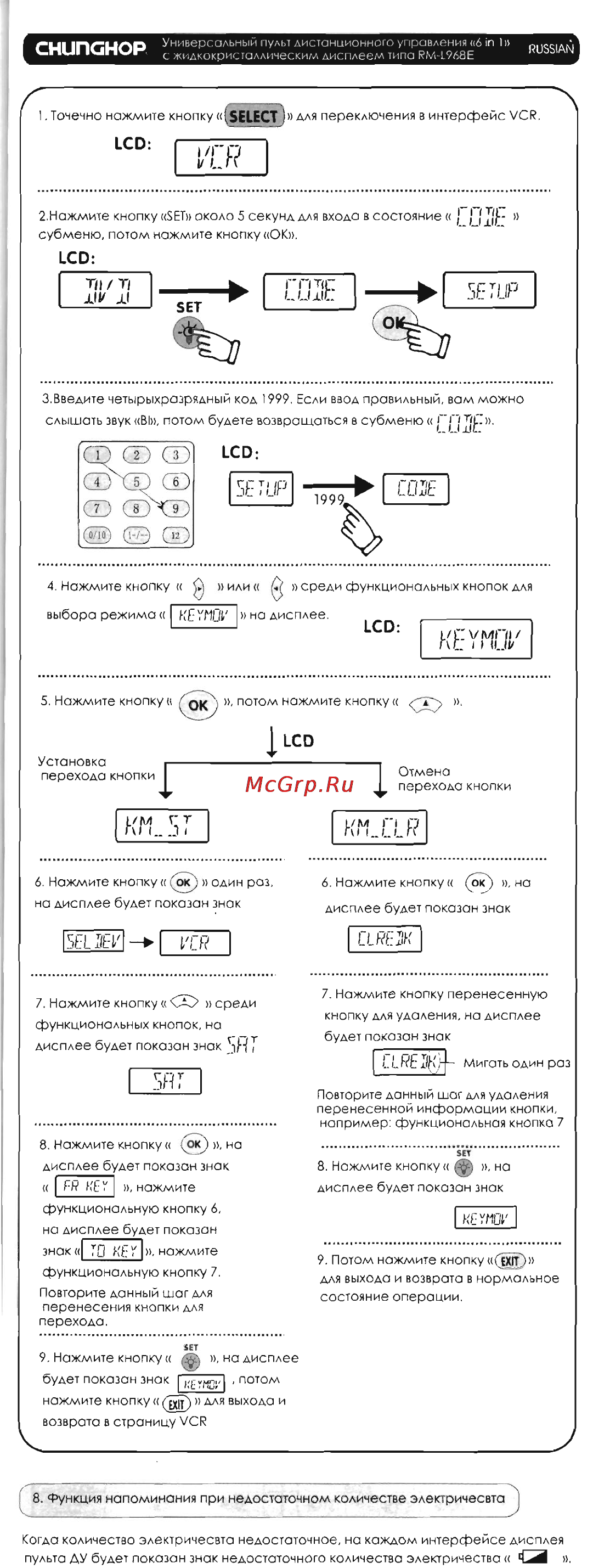 Chunghop RM-L968E [13/27] Äwi i
