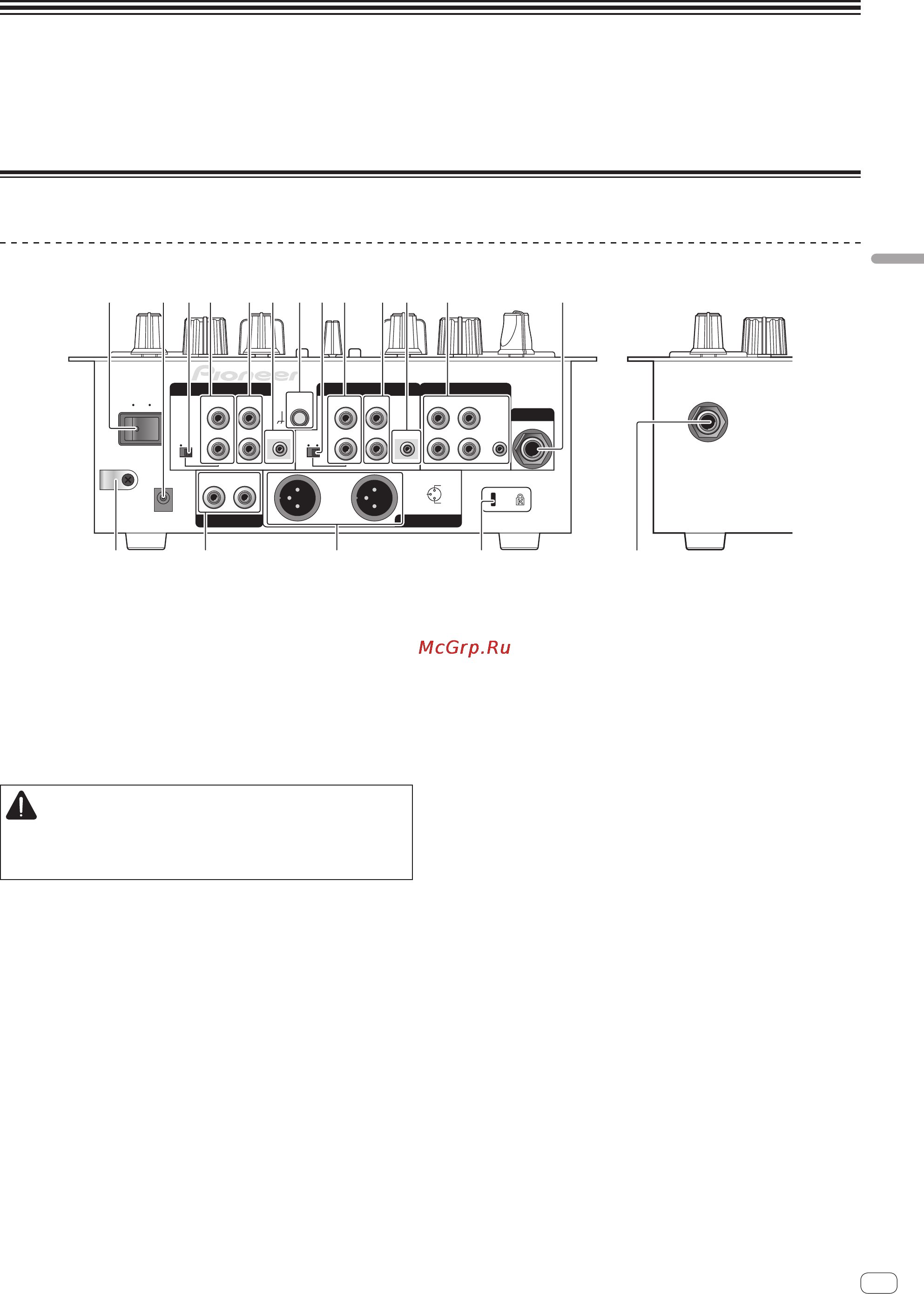 Pioneer DJM-250-W [33/100] Anschlüsse