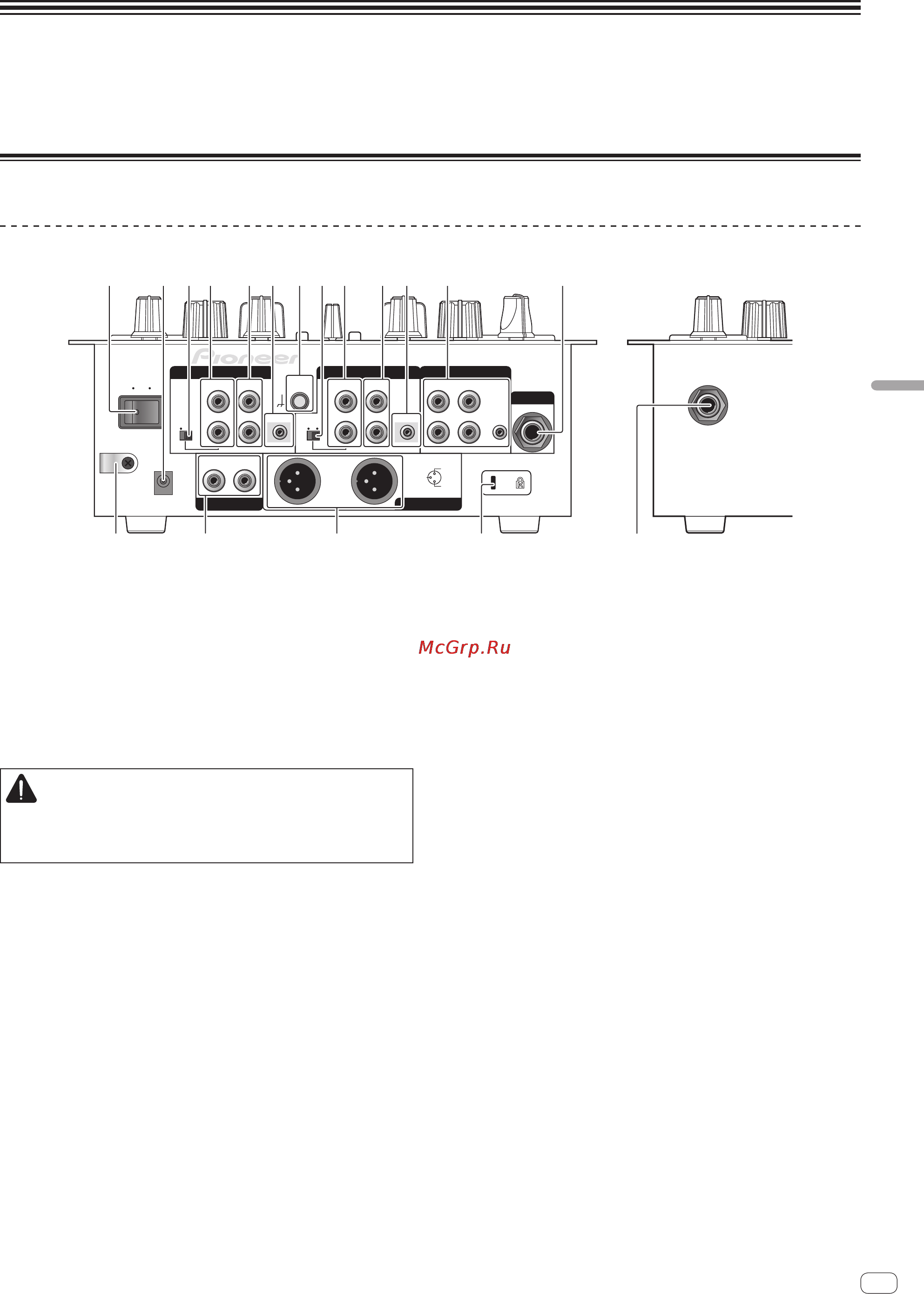 Pioneer DJM-250-W [47/100] Collegamenti