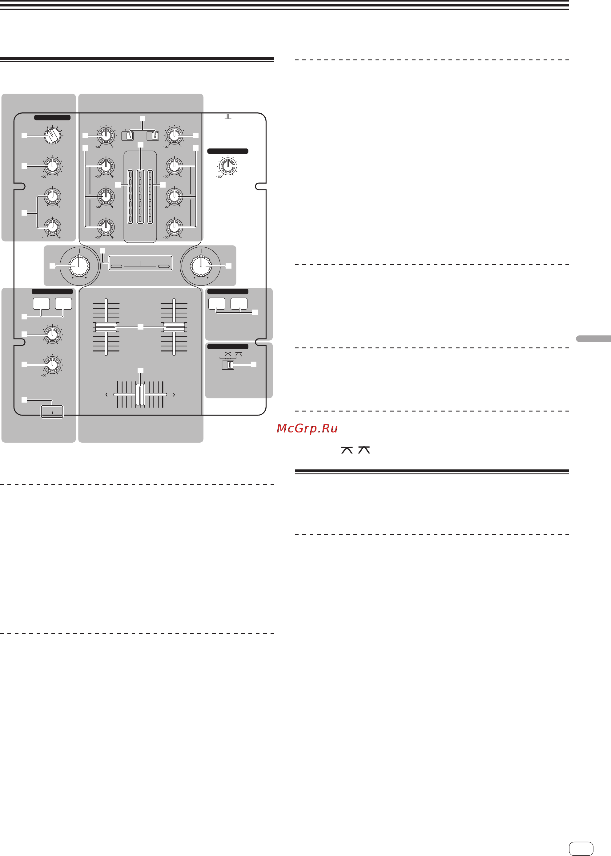 Pioneer DJM-250-W [65/100] Bediening