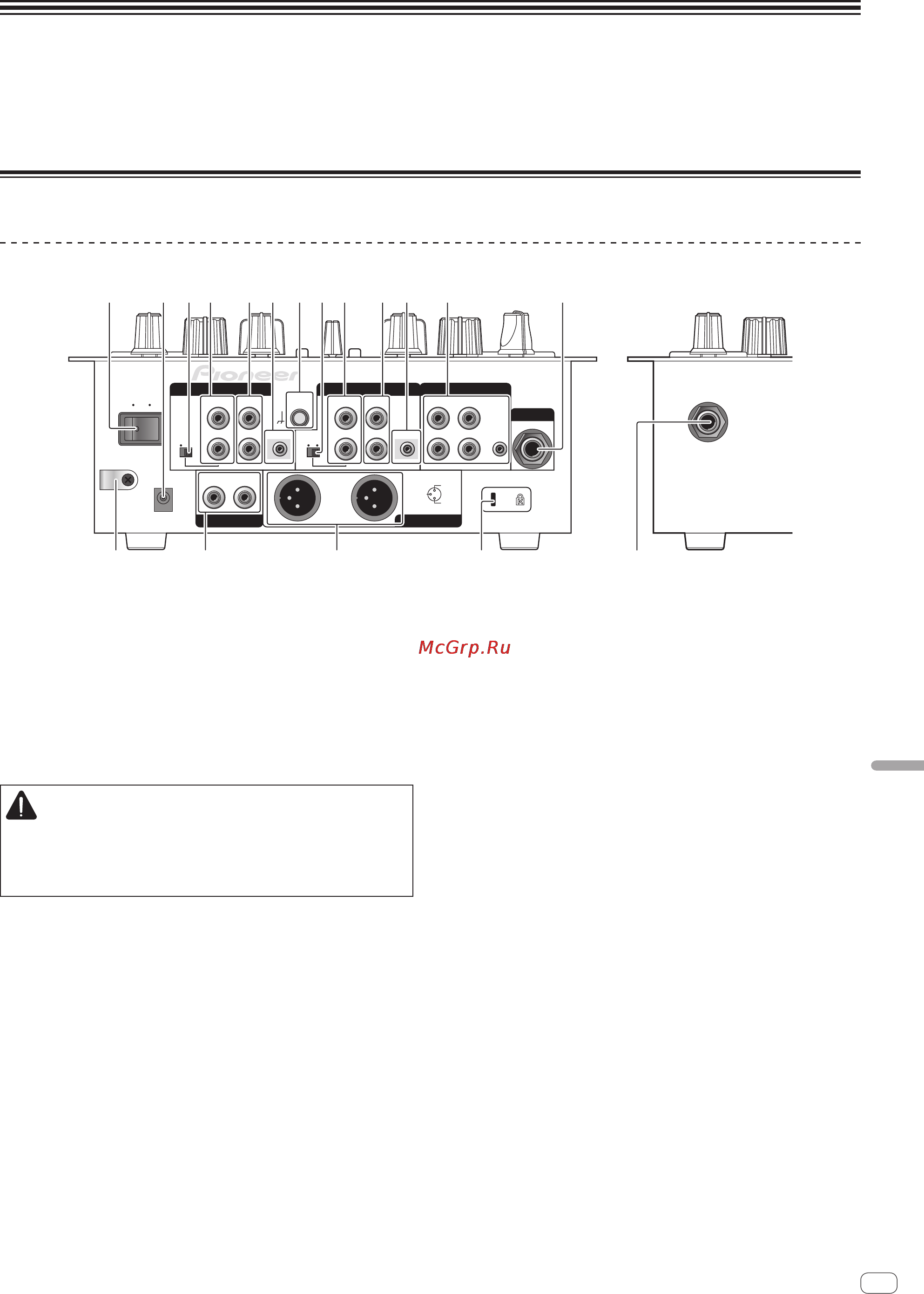 Pioneer DJM-250-W [89/100] Подключения