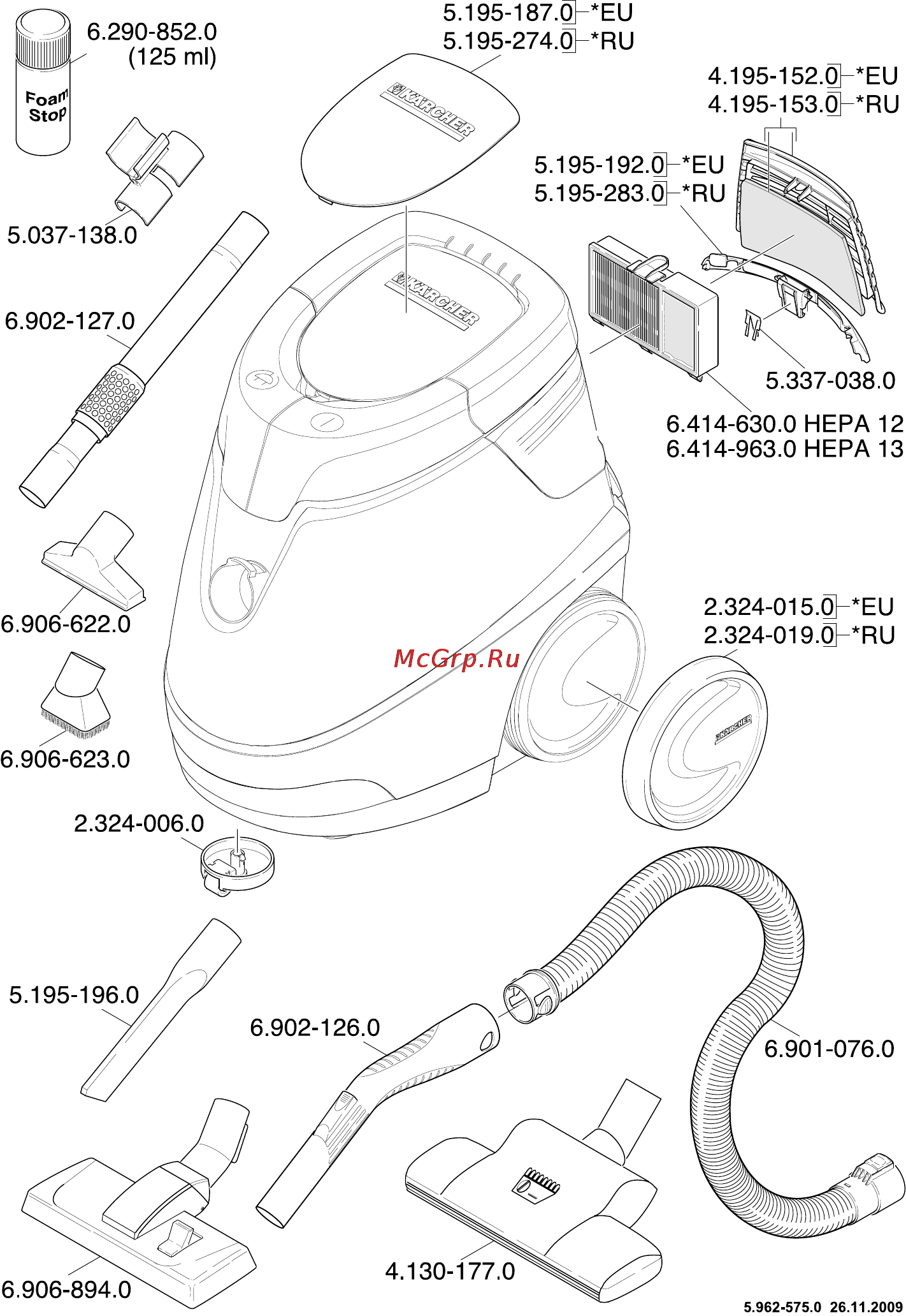 Karcher DS 5600 Инструкция по эксплуатации онлайн [167/168] 8712