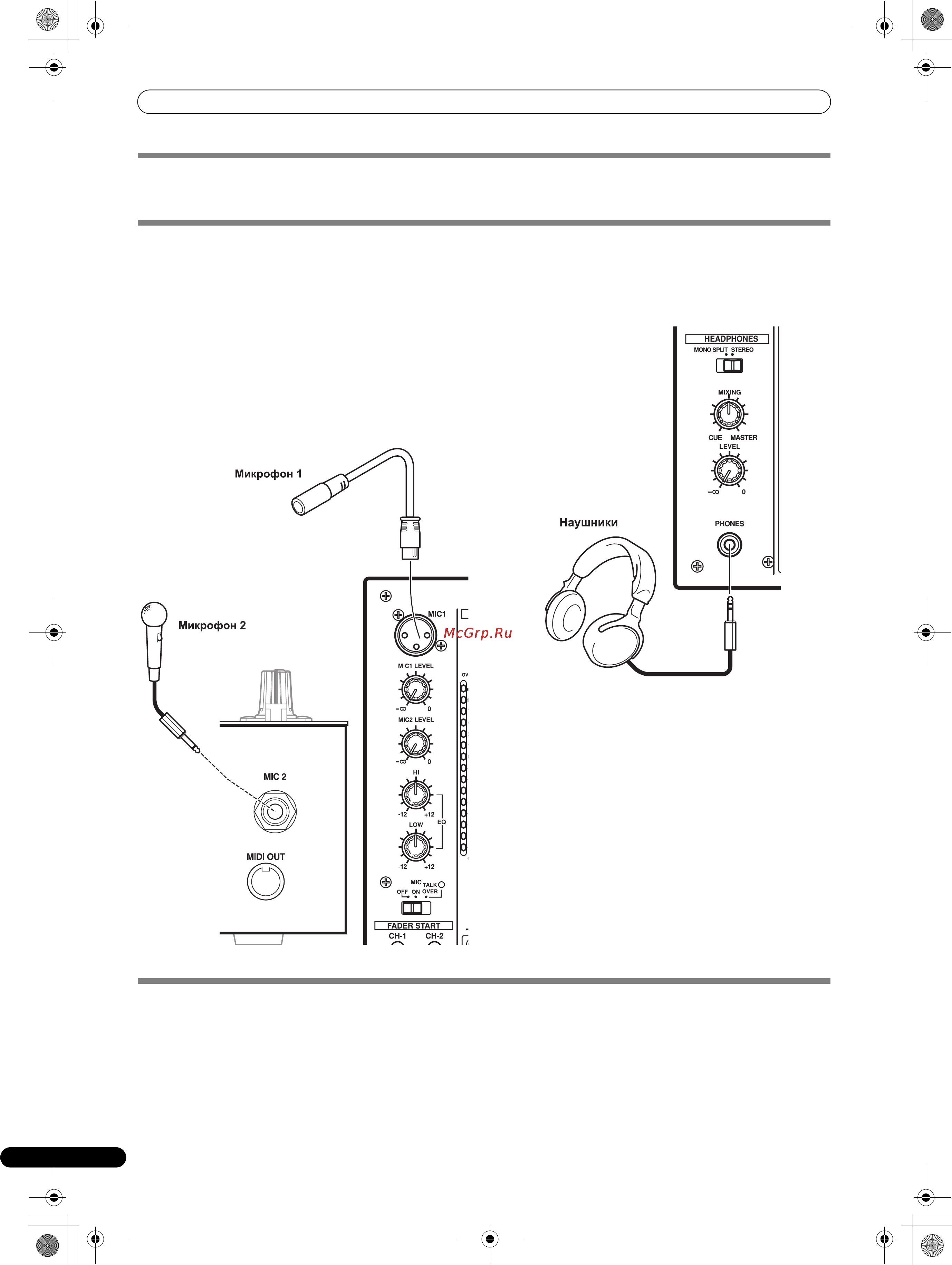Pioneer DJM-700 [164/184] Подключение пульта