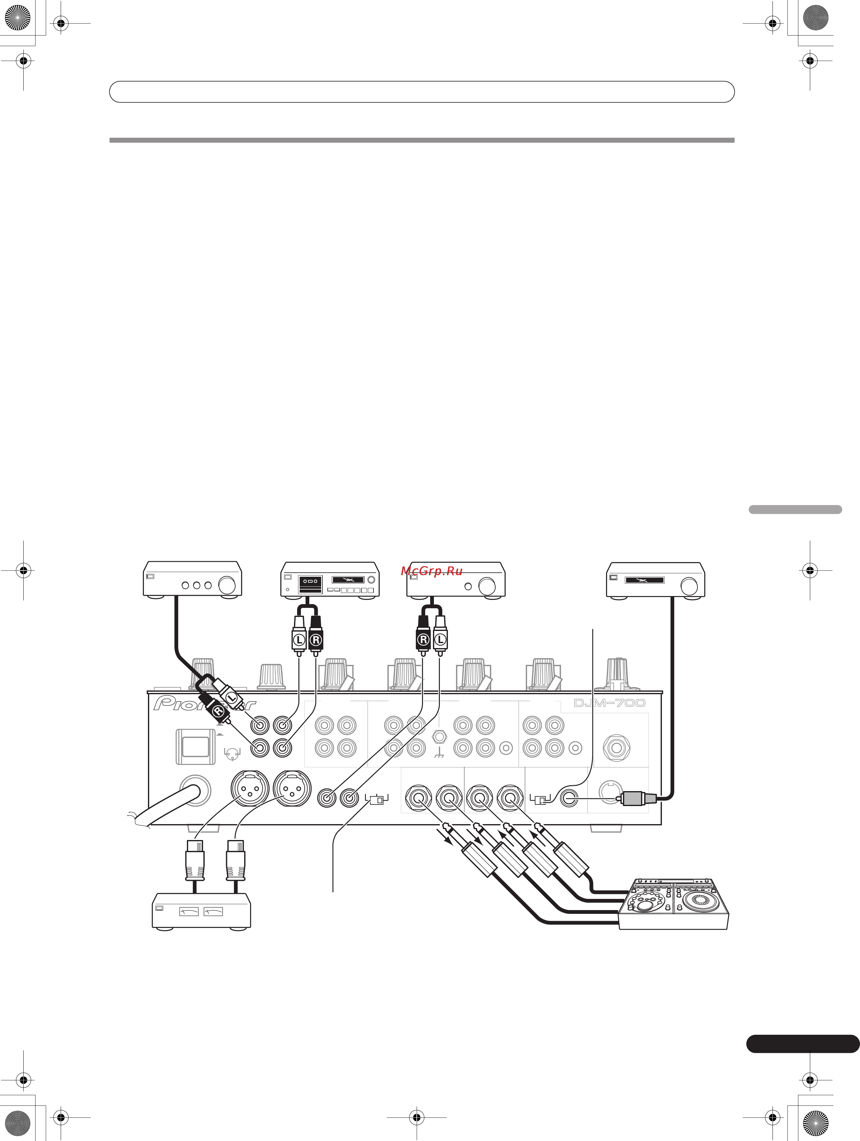 Pioneer DJM-700-S [85/184] Collegamenti