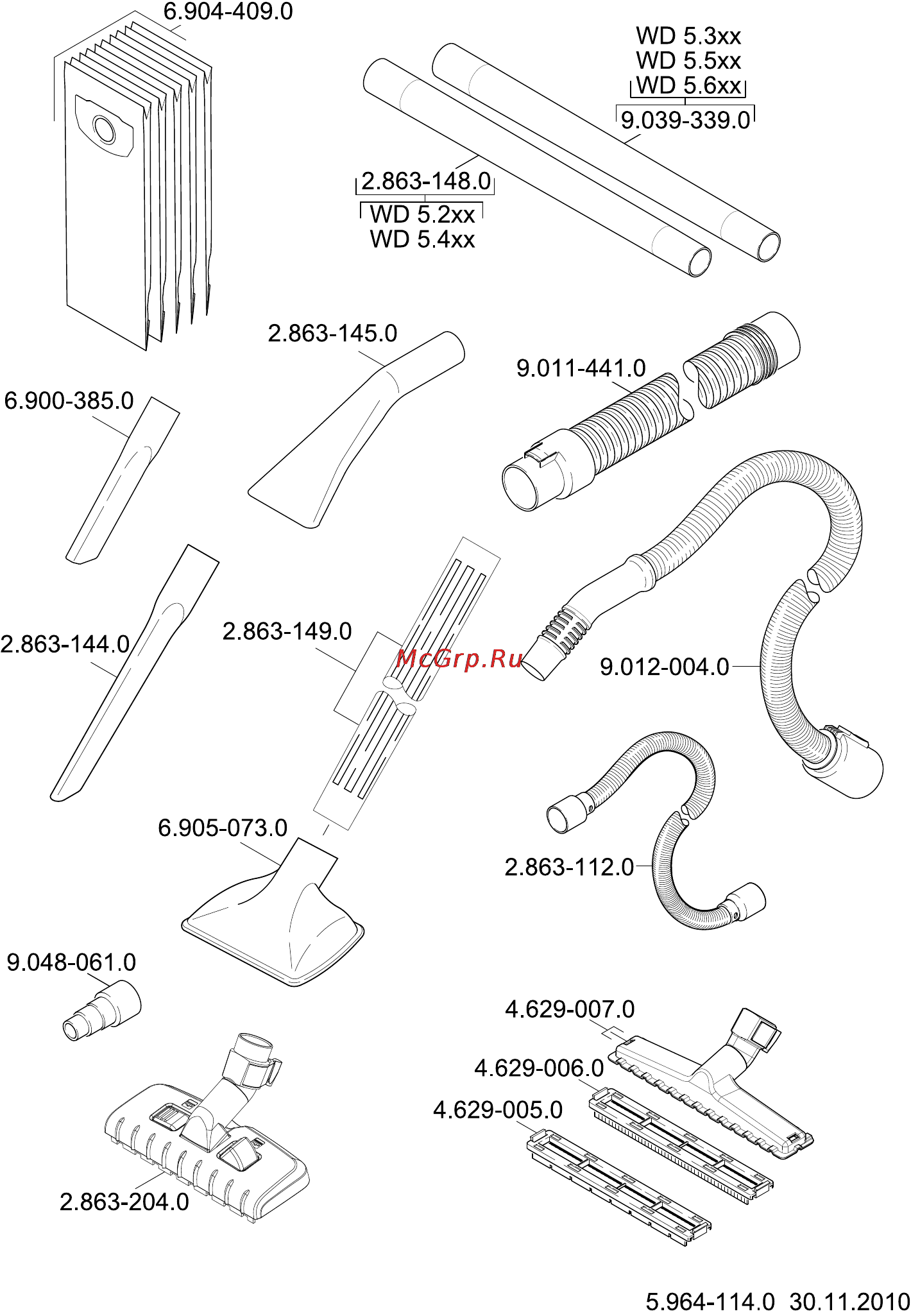 Karcher WD 5.300 Инструкция по эксплуатации онлайн [183/184] 8776