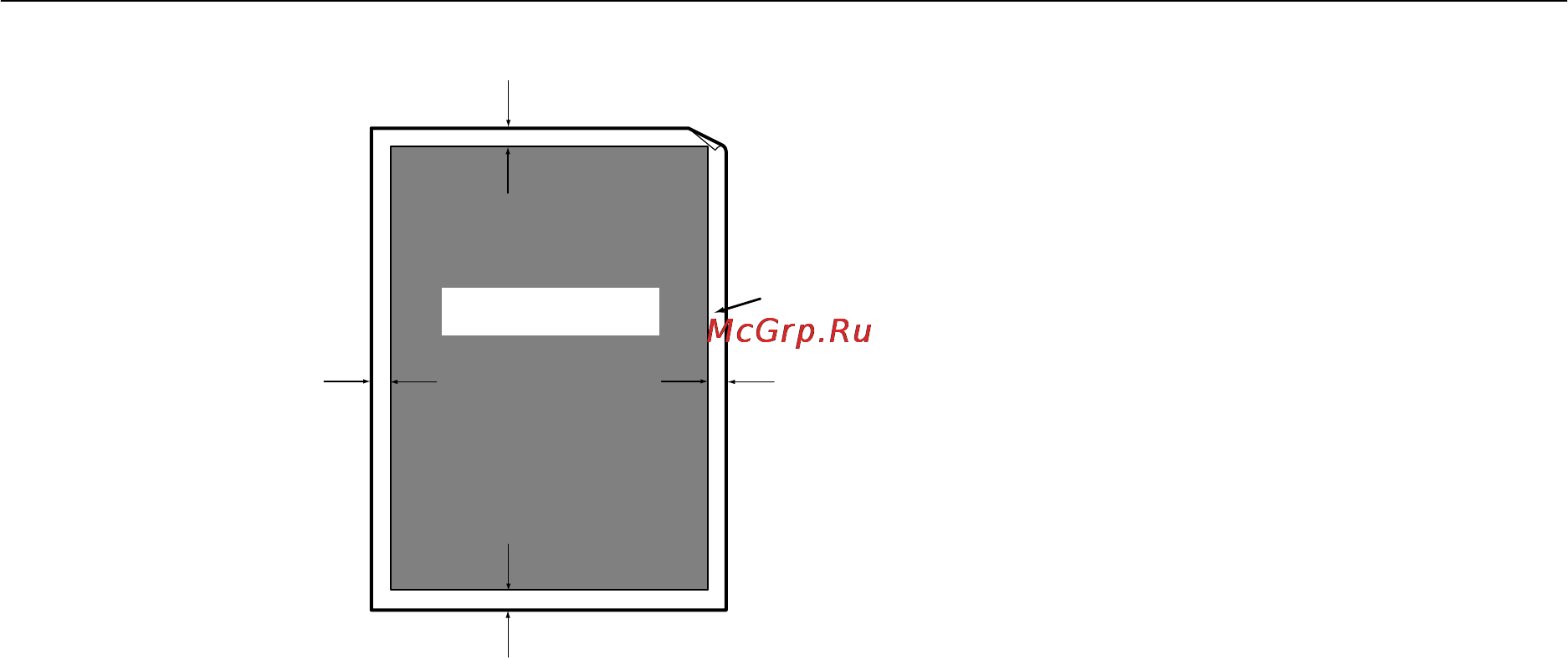 Xerox DocuPrint 255 [168/190] Печатная область