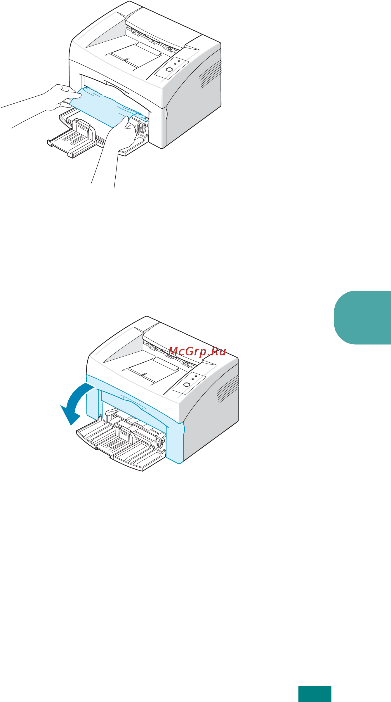 Xerox Phaser 3117 [58/102] В области картриджа