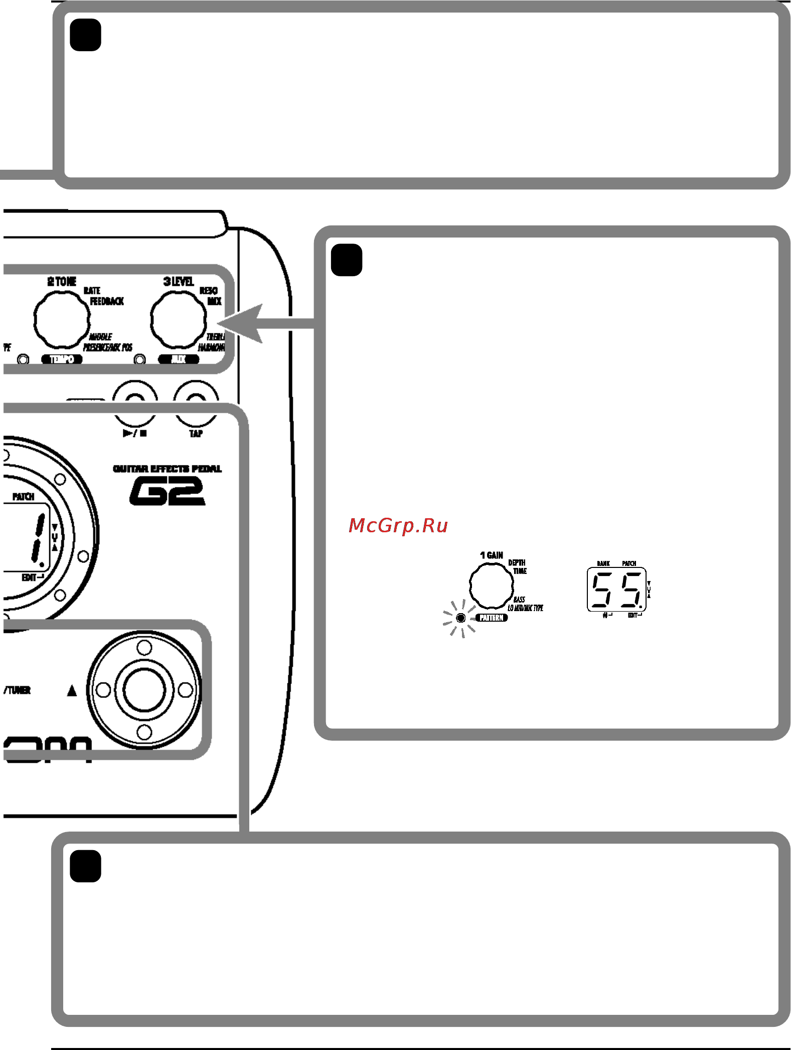 Zoom G2.1U [17/58] Вернитесь в режим play