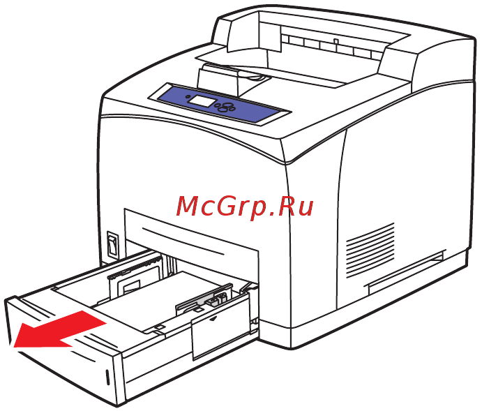 Xerox Phaser 4510DT [43/144] Загрузка бумаги в лотки 2 3 или 4