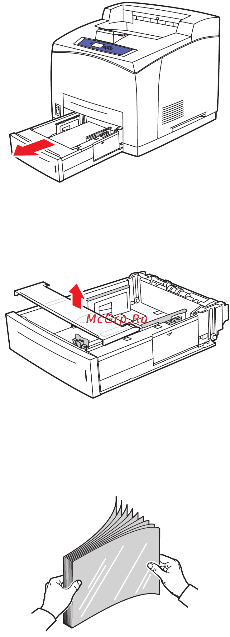 Xerox Phaser 4510DX [60/144] Печать на прозрачных пленках из лотков 2 4