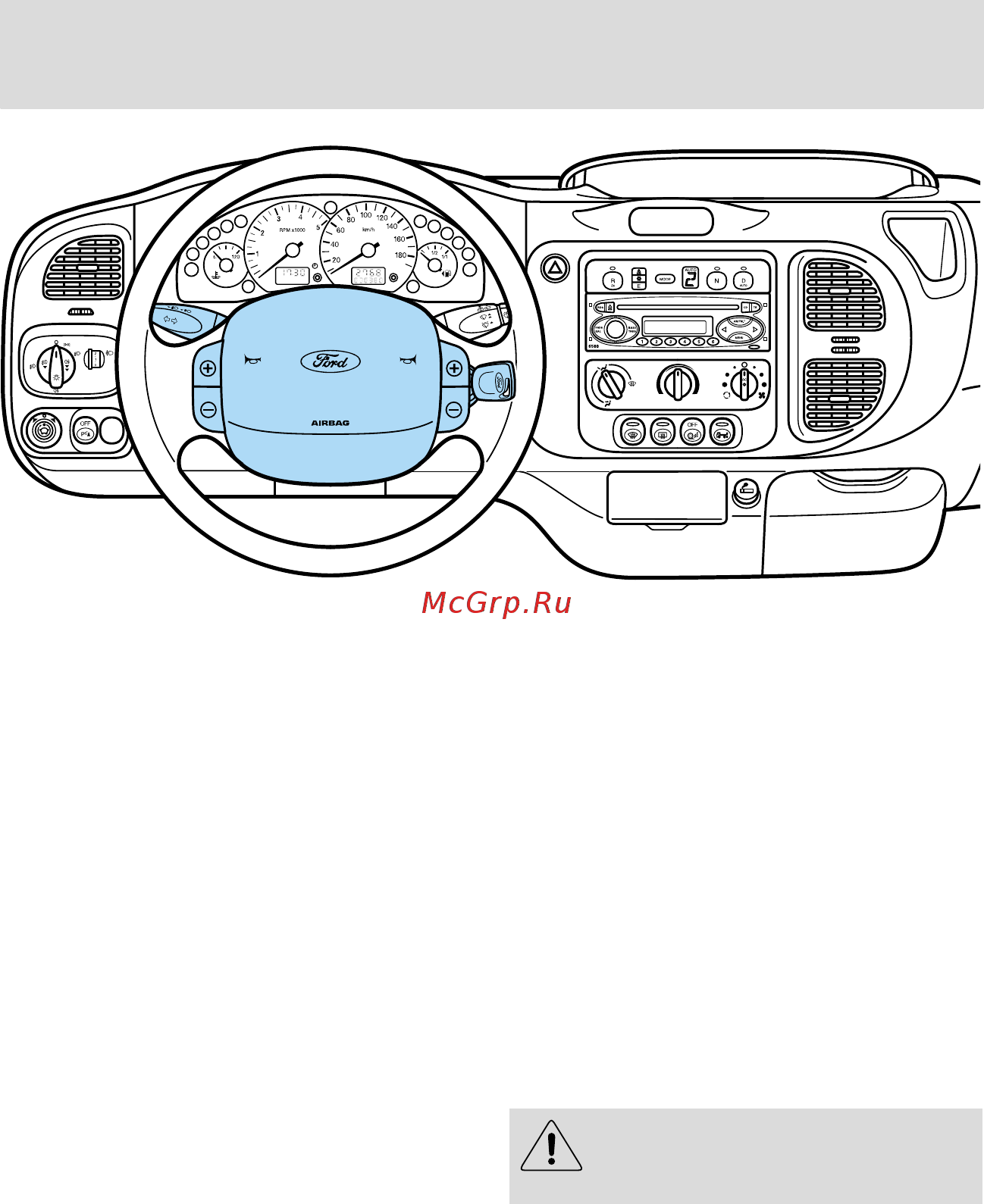 Ford Tourneo Connect (2003) [52/255] Органы управления