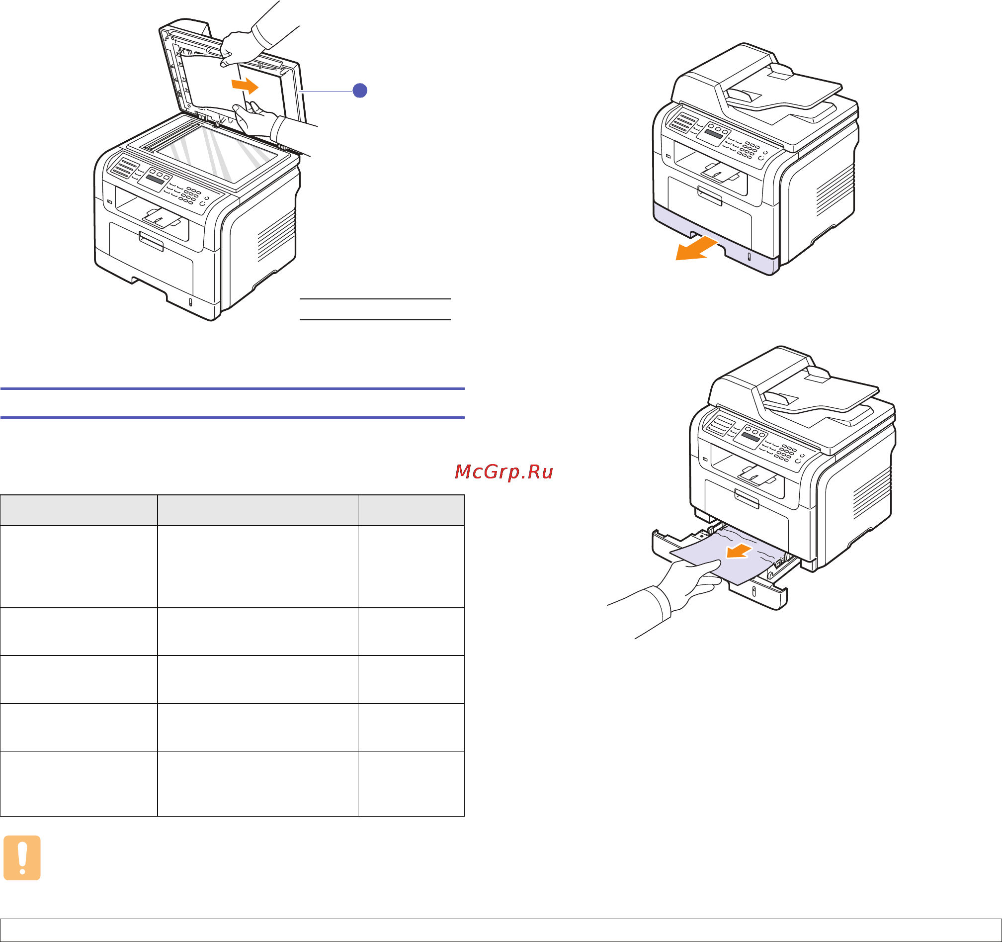Xerox Phaser 3300MFP [72/144] Сбой в работе ролика подачи замятие в лотке 1