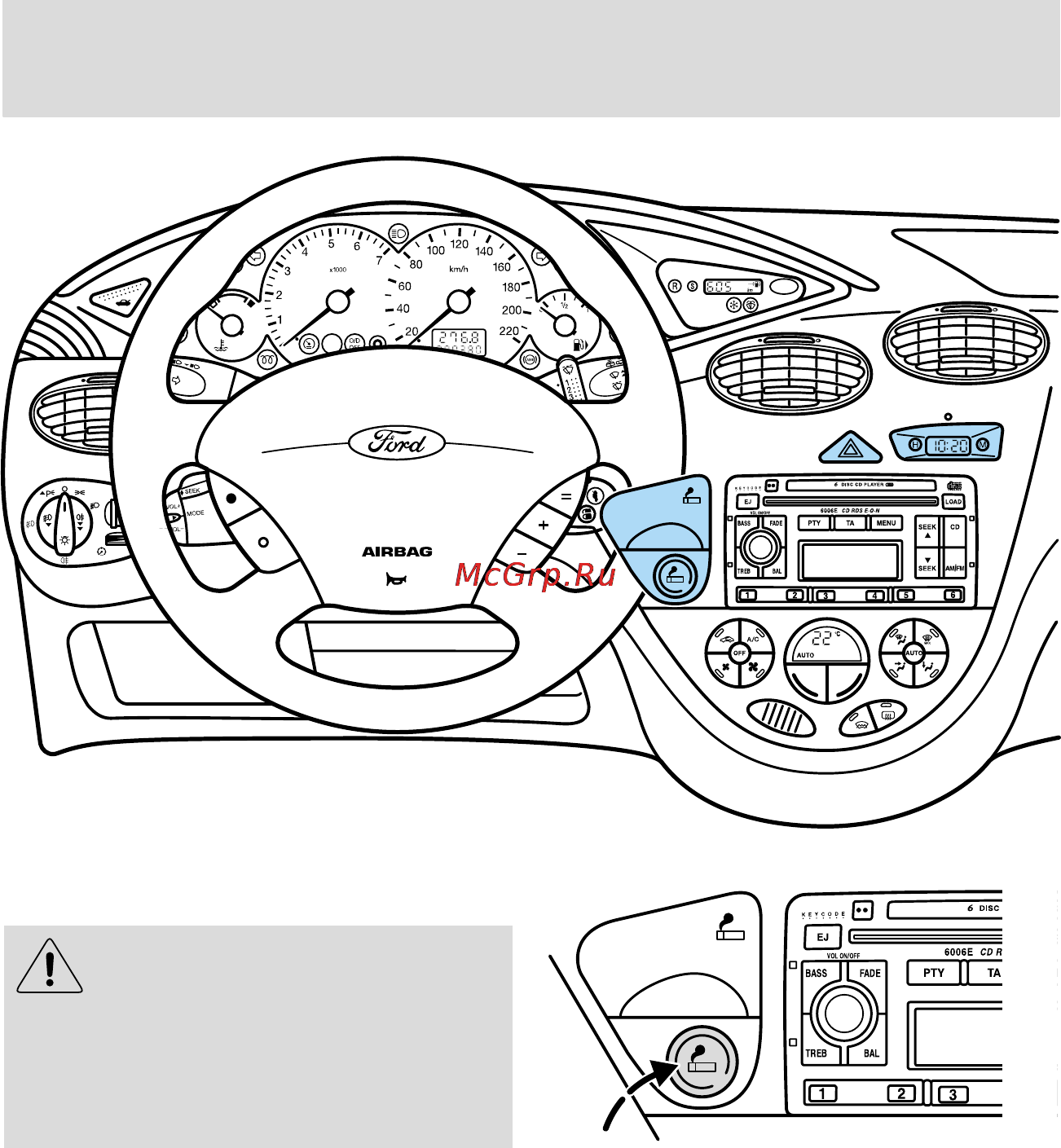 Ford Focus I (2003) [29/271] Органы управления