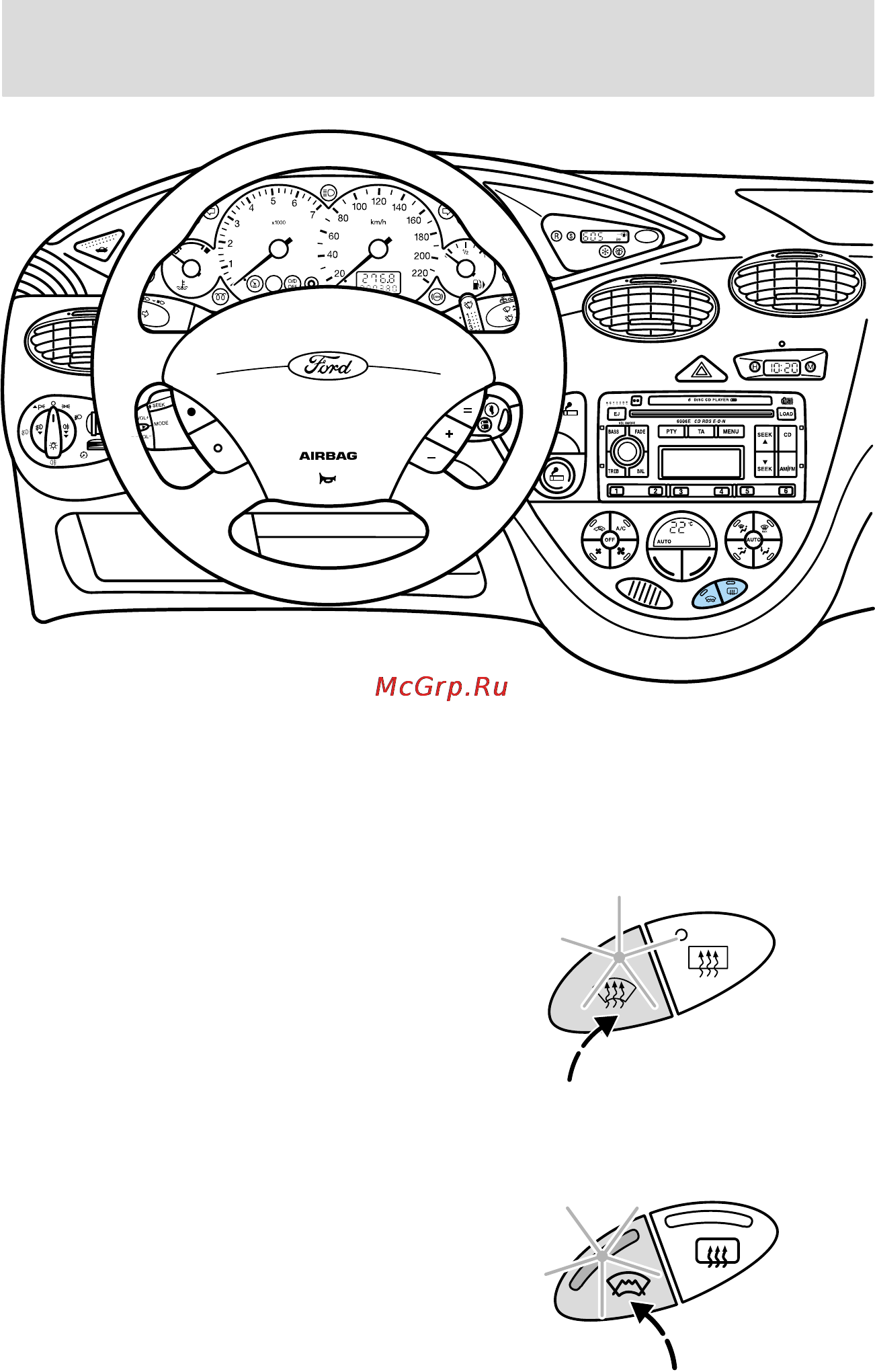 Ford Focus I (2003) [31/271] Органы управления