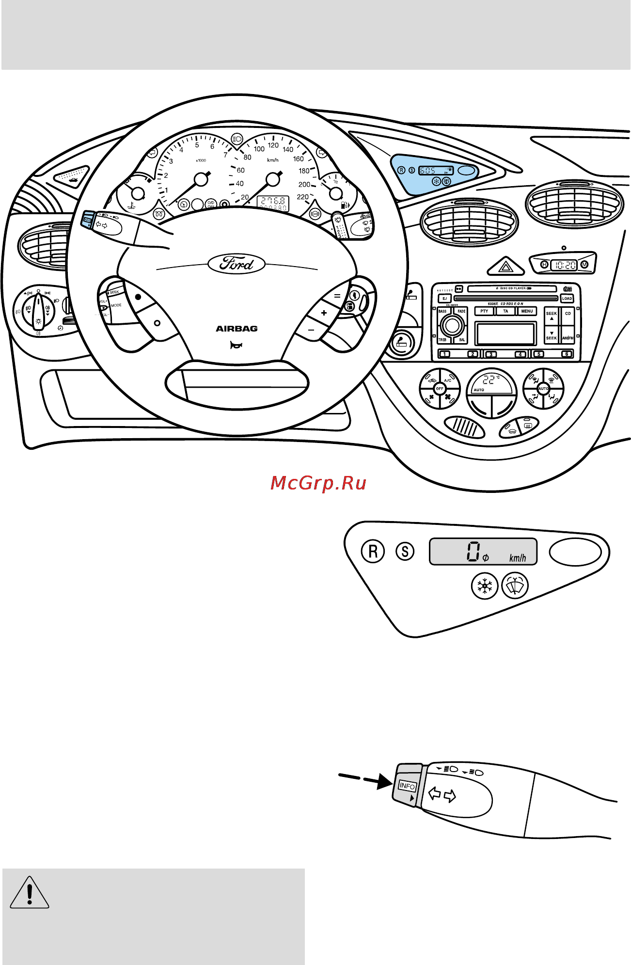 Ford Focus I (2003) [33/271] Органы управления