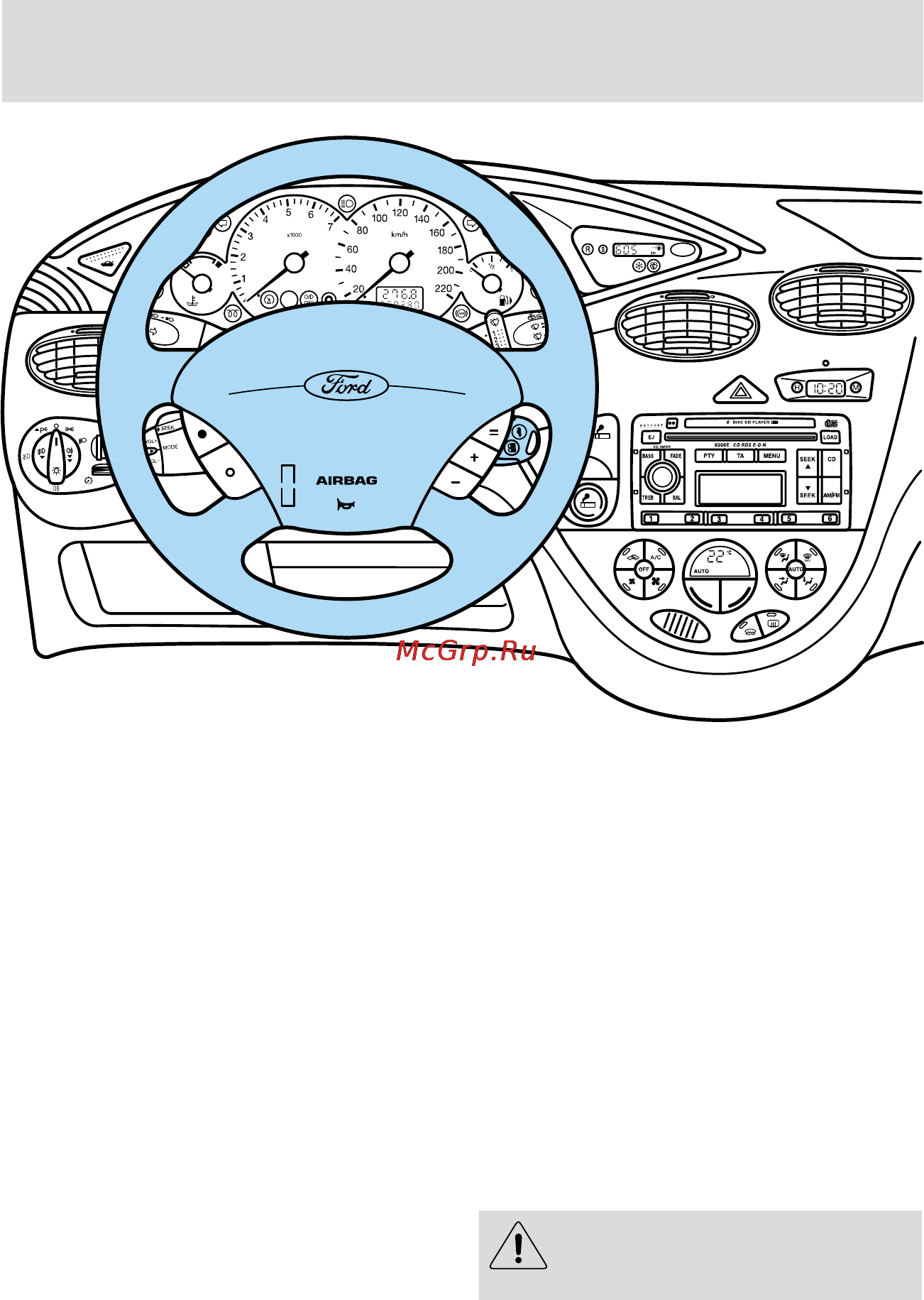 Ford Focus I (2003) [55/271] Органы управления