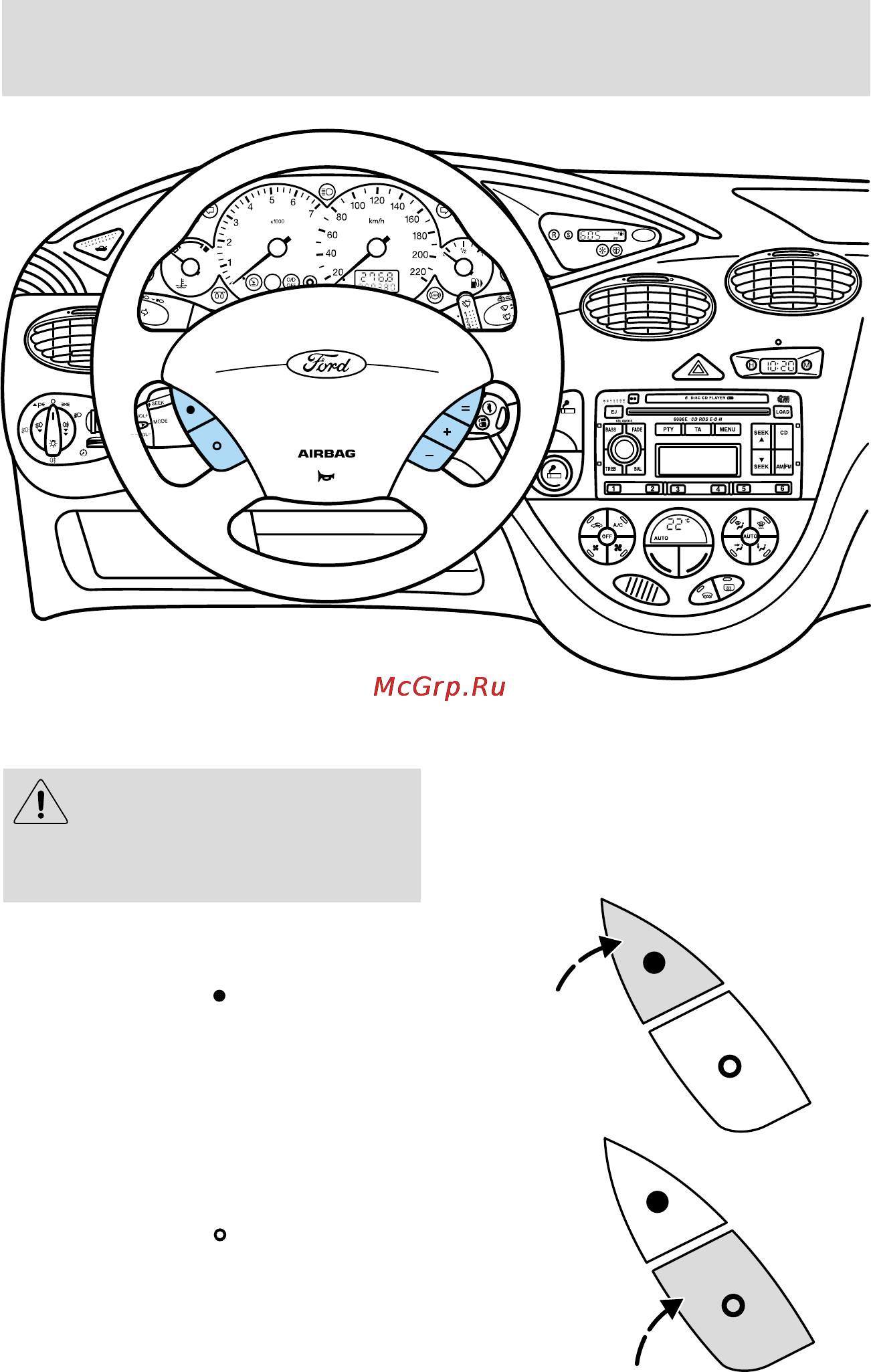 Ford Focus I (2003) [63/271] Органы управления