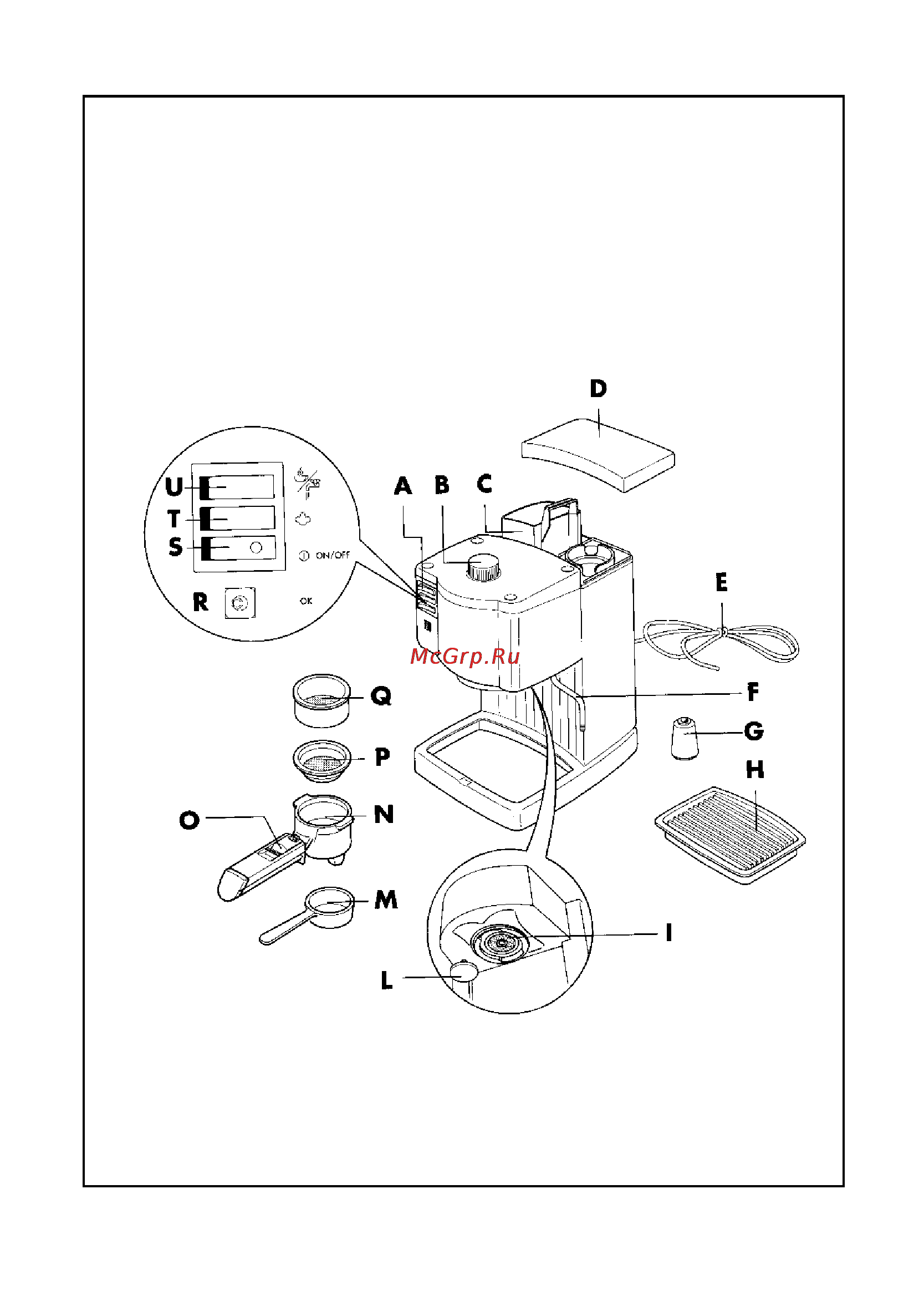 Delonghi BAR 14F Инструкция по эксплуатации онлайн [2/7] 9107