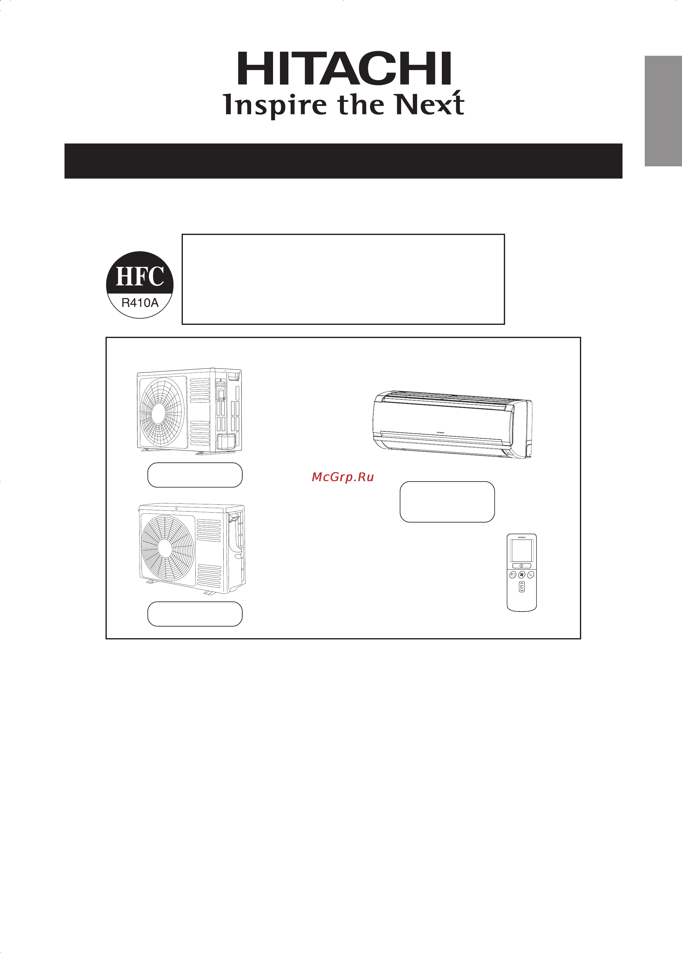Hitachi RAS-14EH3 / RAC-14EH3 Инструкция по эксплуатации онлайн