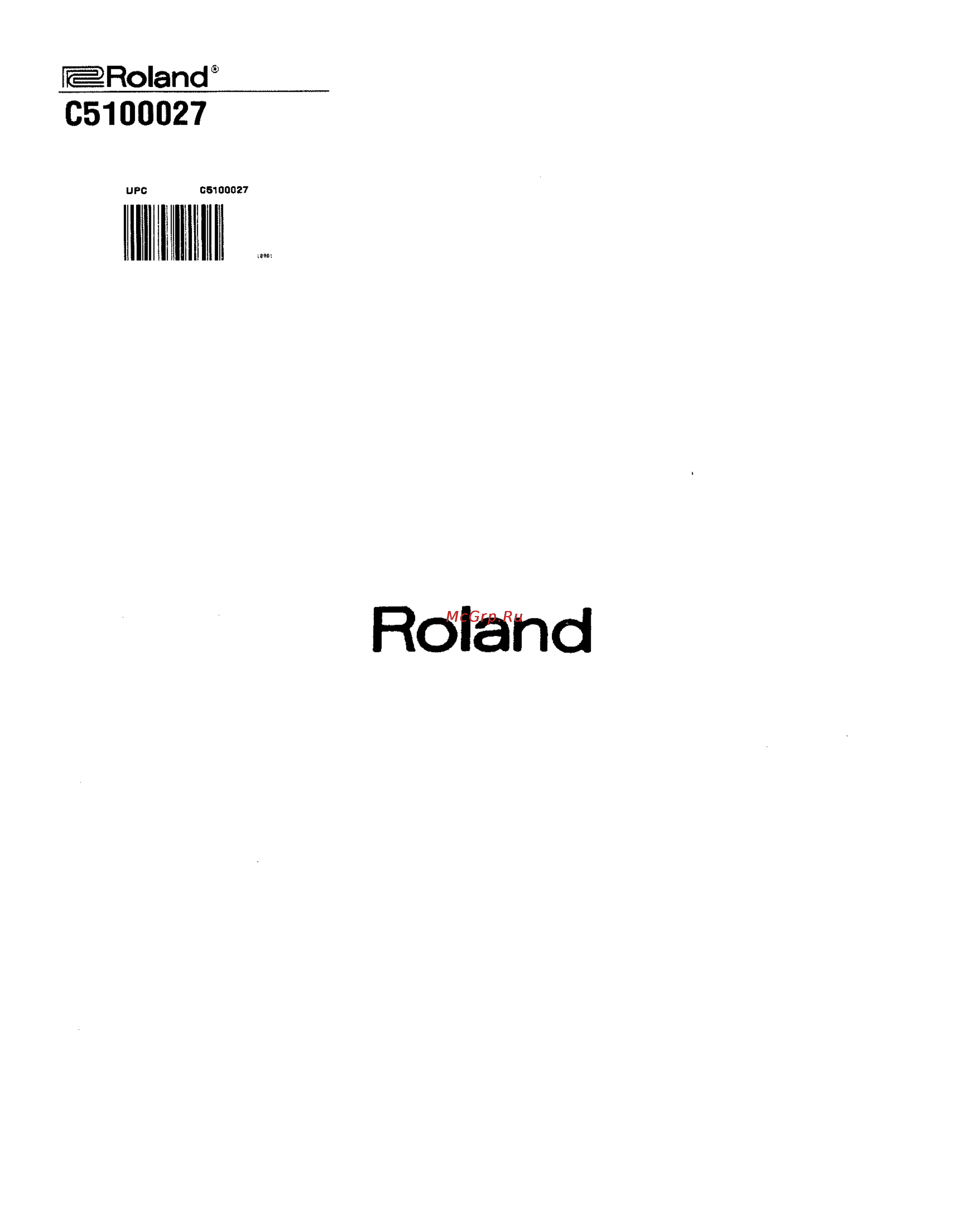 Roland PM-10 [10/10] Roland