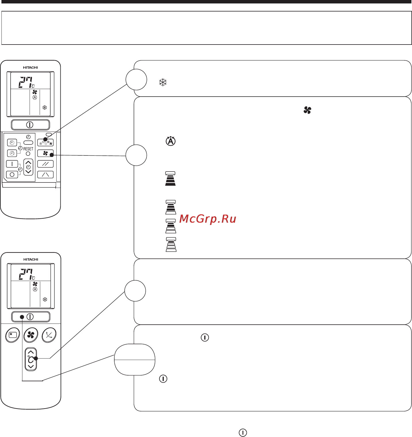 Hitachi RAS-30EH2 / RAC-30EH2 [10/51] Cooling operation