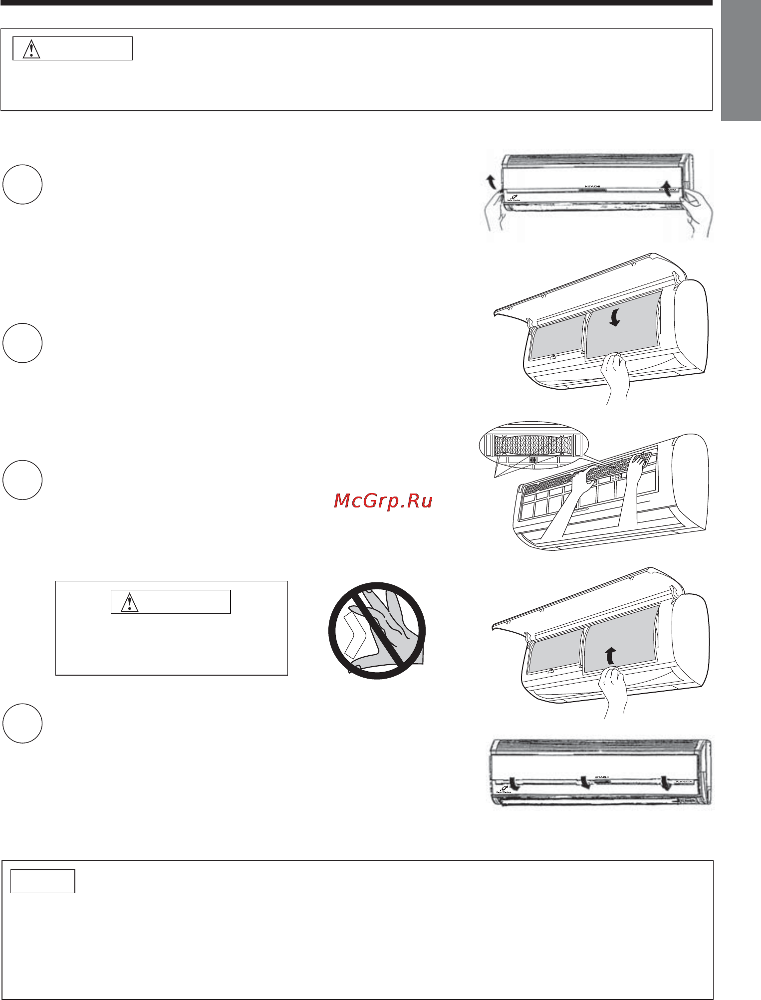 Hitachi RAS-30EH2 / RAC-30EH2 [19/51] Attaching the air purifying filters