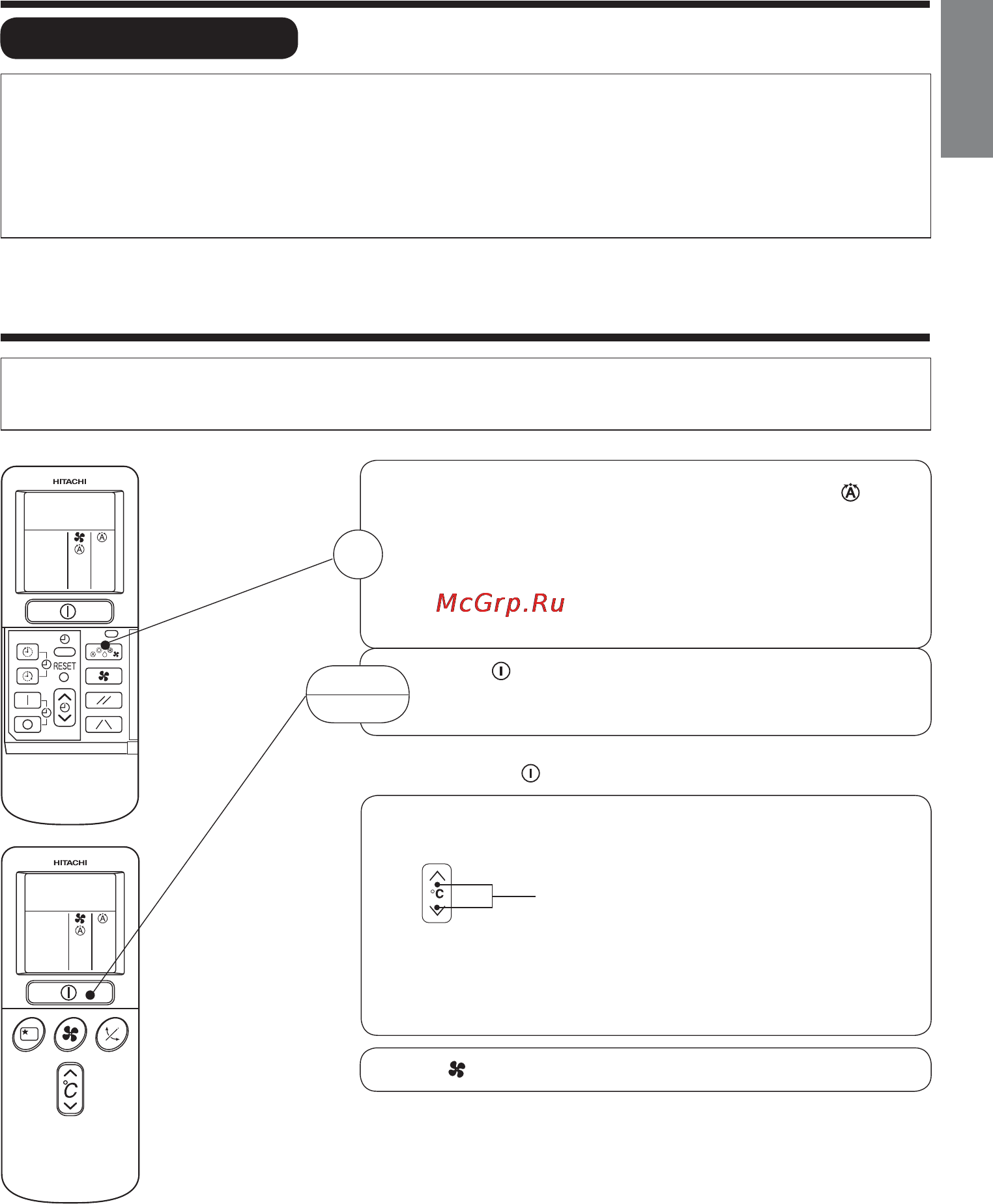Hitachi RAS-30EH2 / RAC-30EH2 [7/51] Automatic operation
