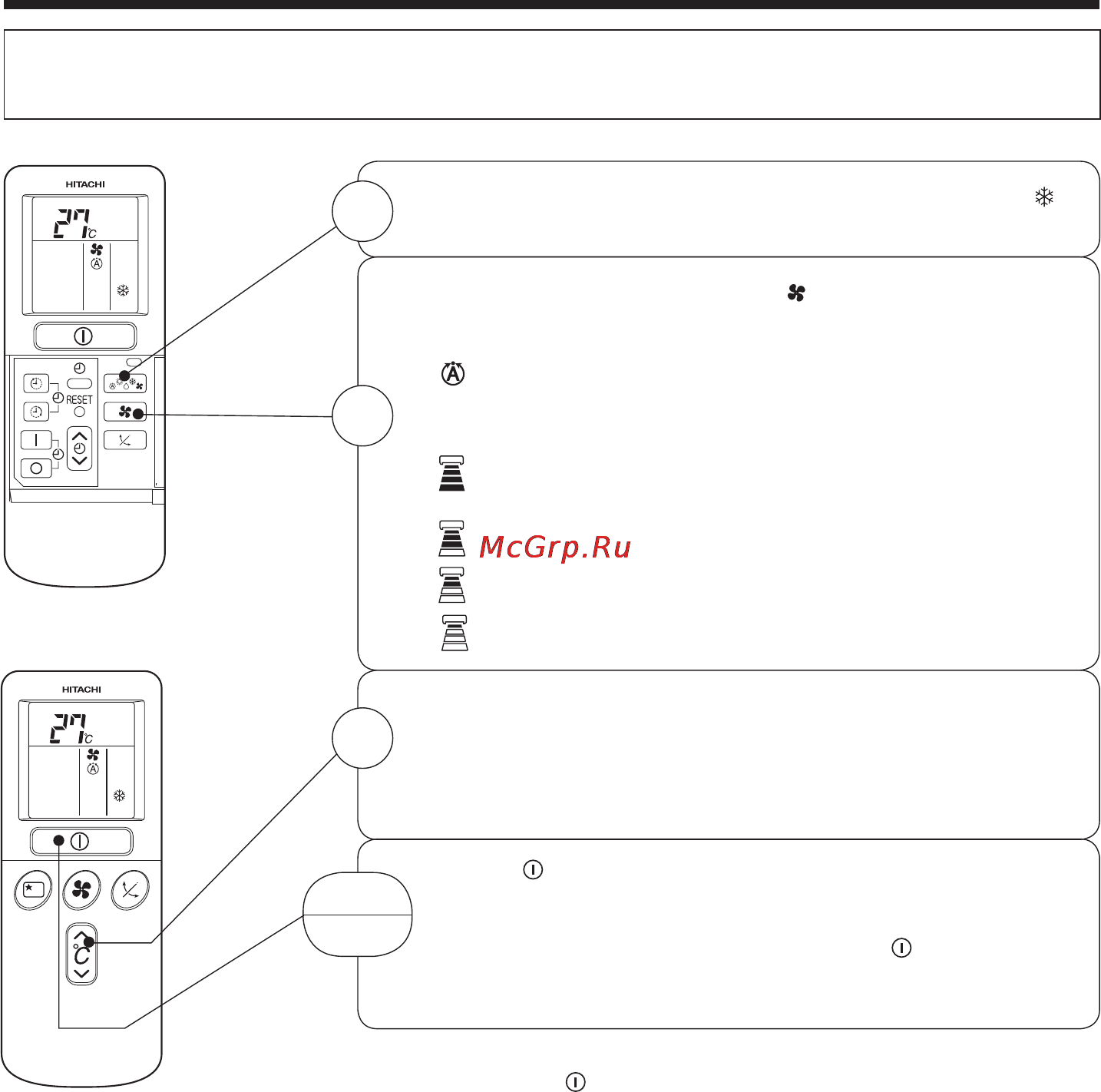 Hitachi RAS-18EH2/RAC-18EH2 [10/51] Cooling operation