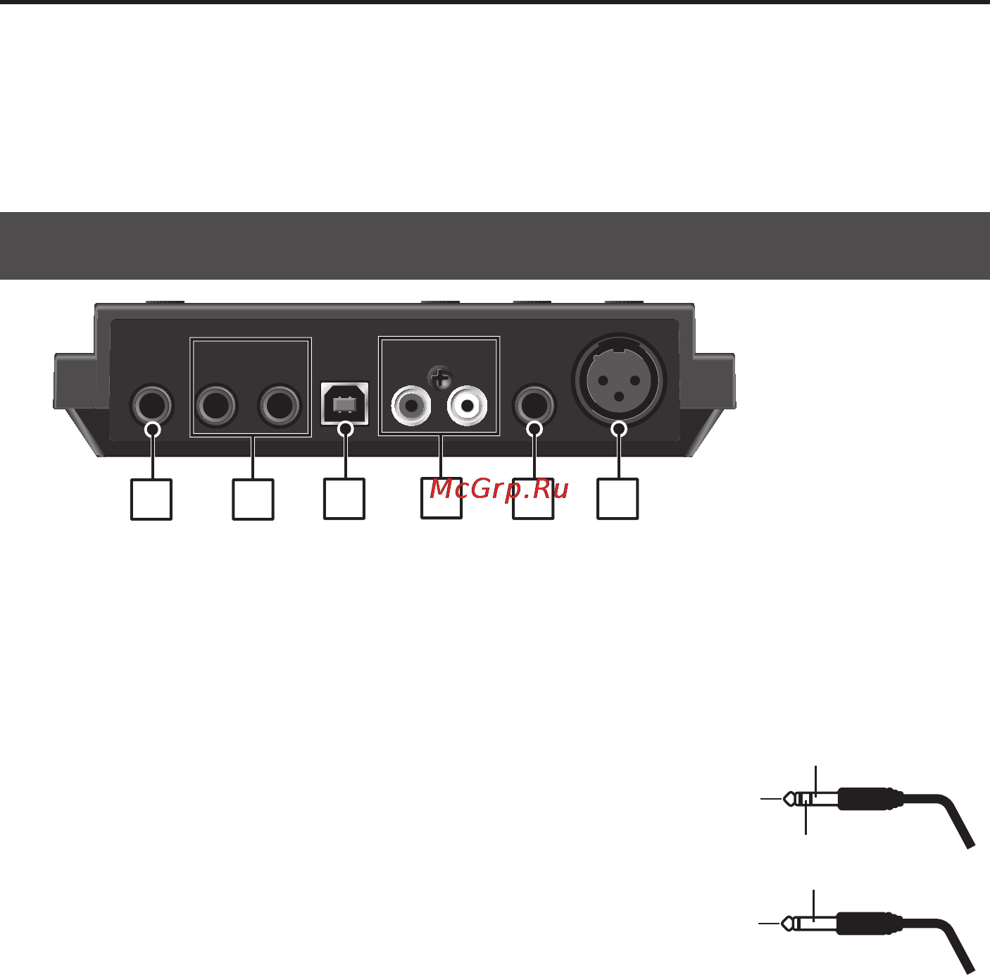 Roland TRI-CAPTURE [12/51] Разъемы input 3 aux