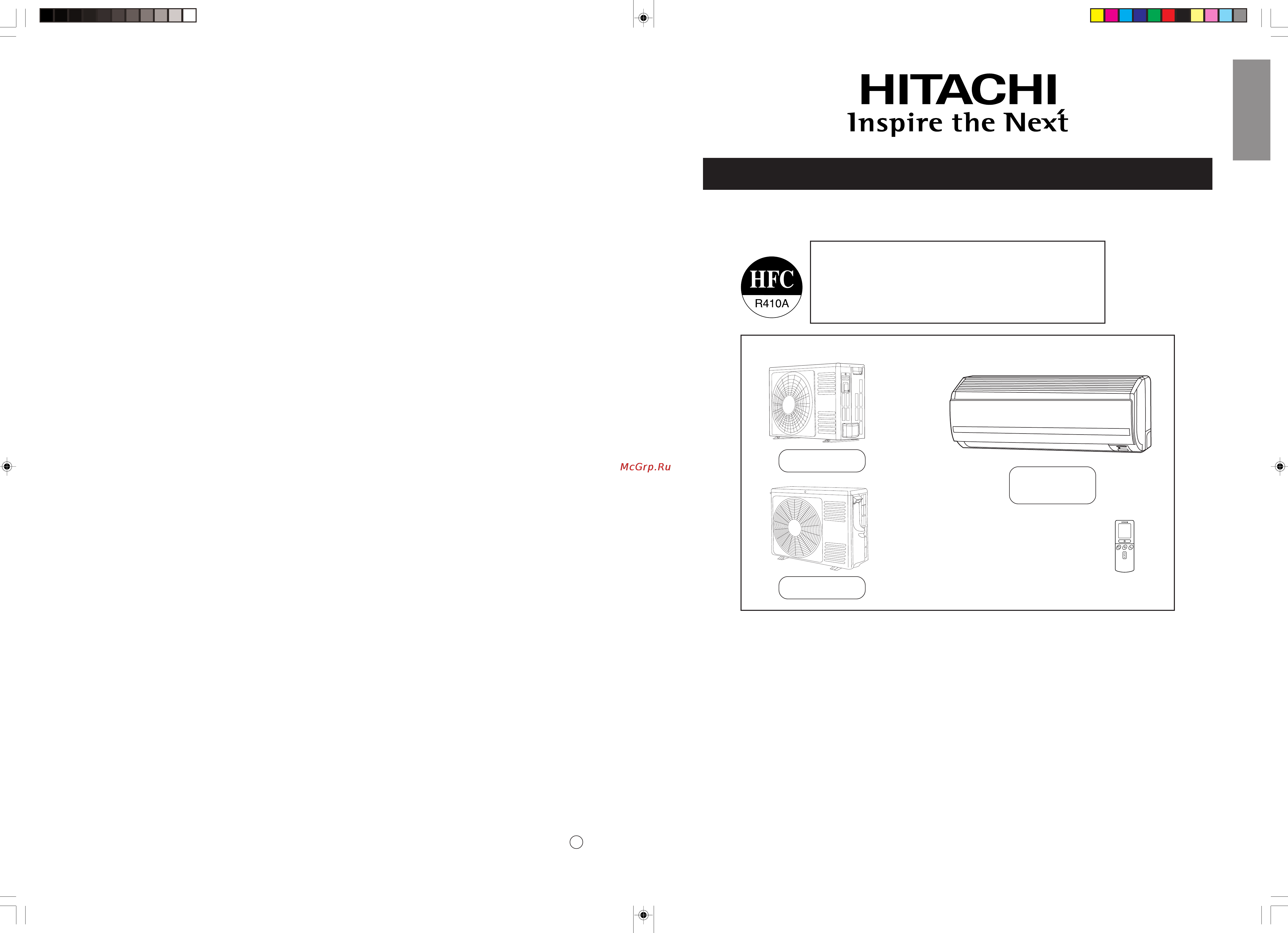 Hitachi RAS-10EH2/RAC-10EH2 Инструкция по эксплуатации онлайн