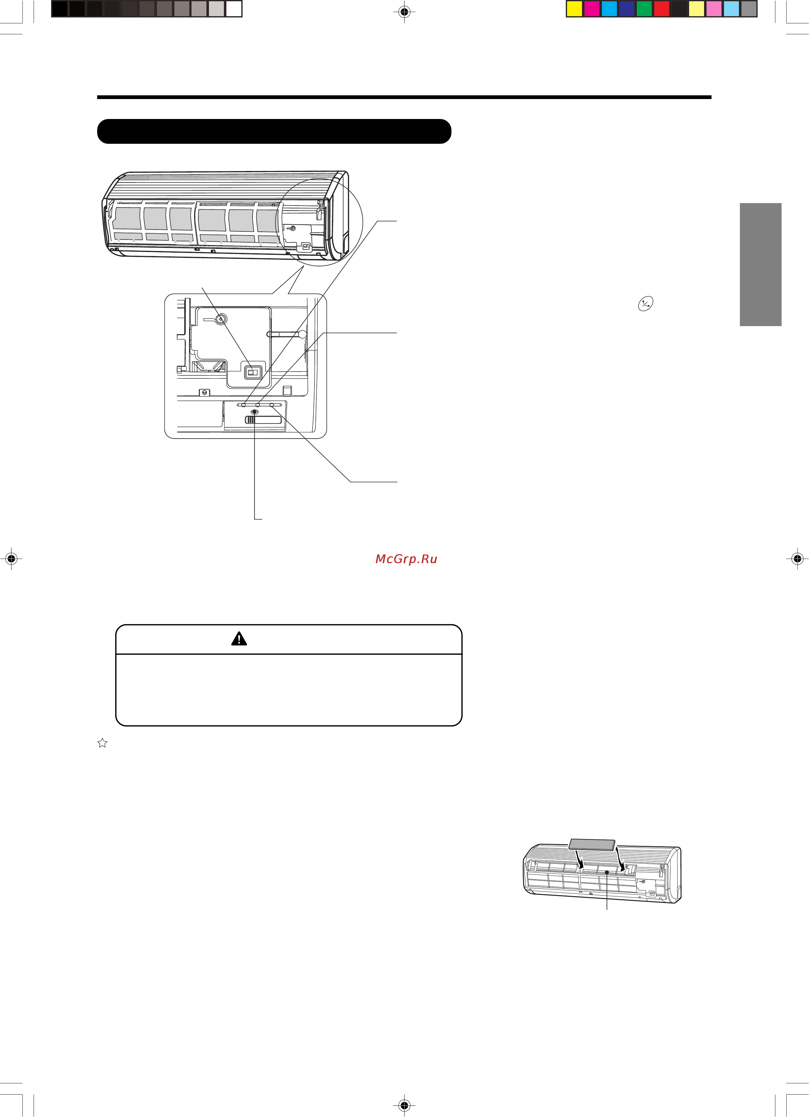 Hitachi RAS-14EH2 / RAC-14EH2 [25/40] Индикаторы внутреннего блока