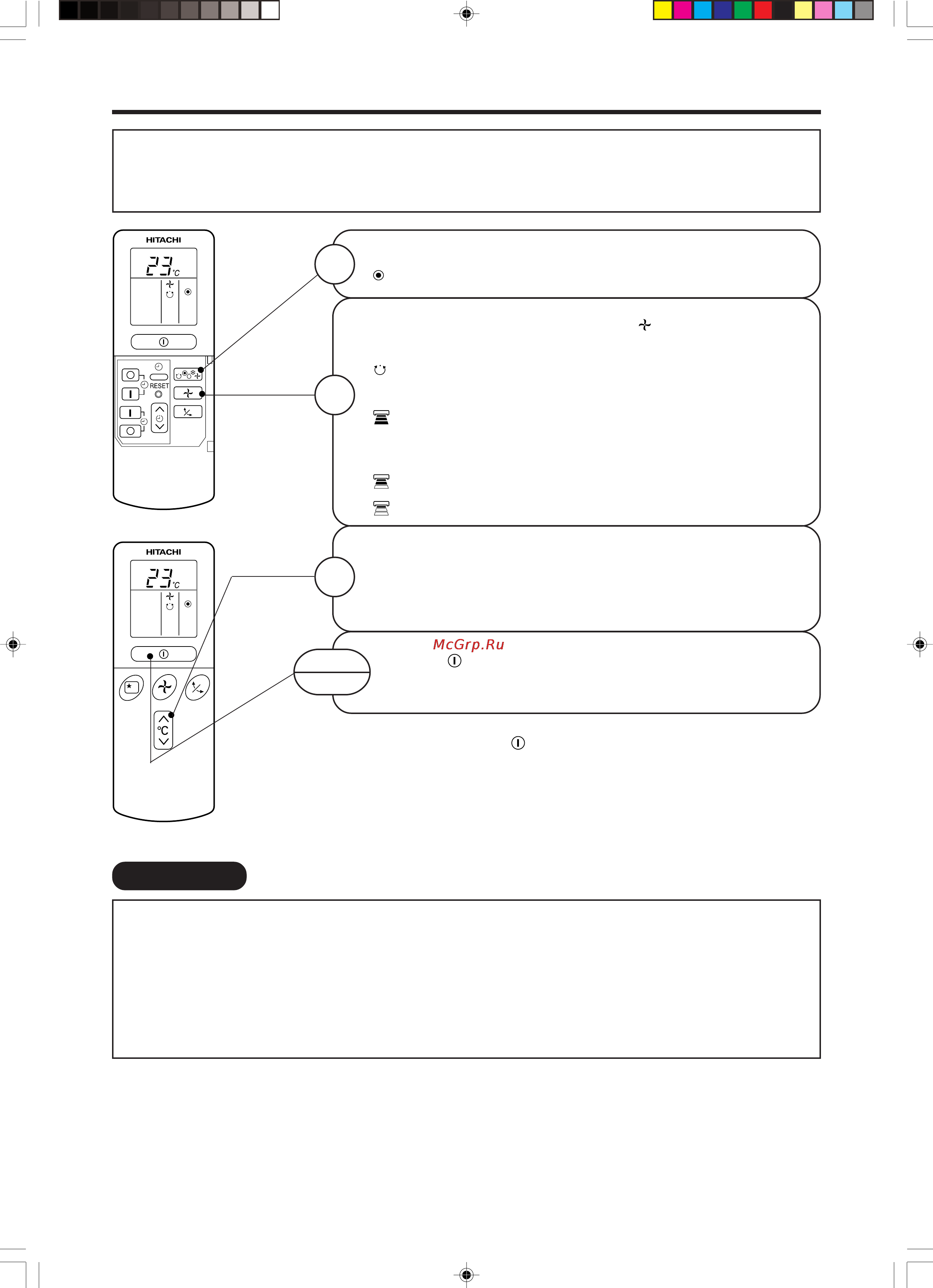 Hitachi RAS-14EH2 / RAC-14EH2 [8/40] Start stop