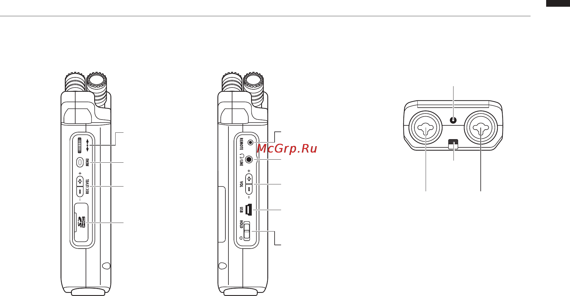 Zoom H4NEXT [15/154] Нижняя панель