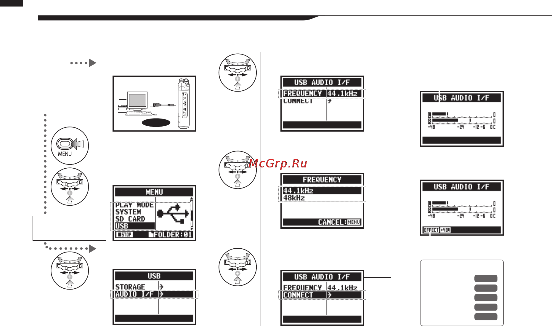 Zoom H4NEXT [34/154] 5 настройка подключение по usb использование h4n в качестве аудио интерфейса