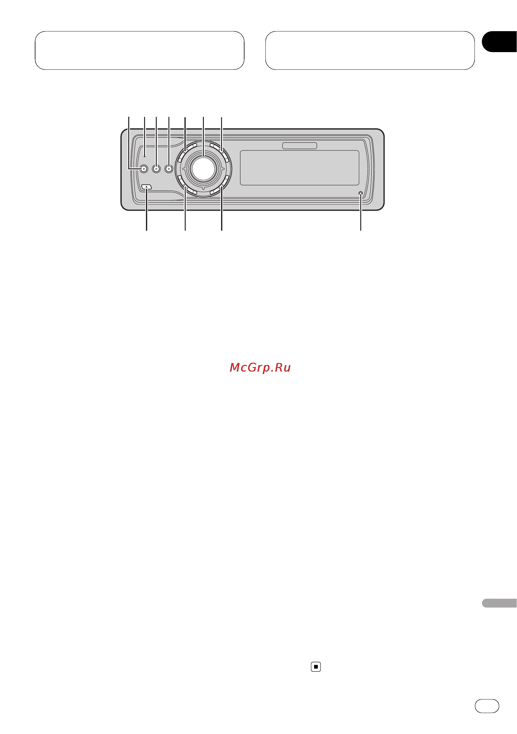 Pioneer DEH-P9800BT [17/136] Описание элементов устройства