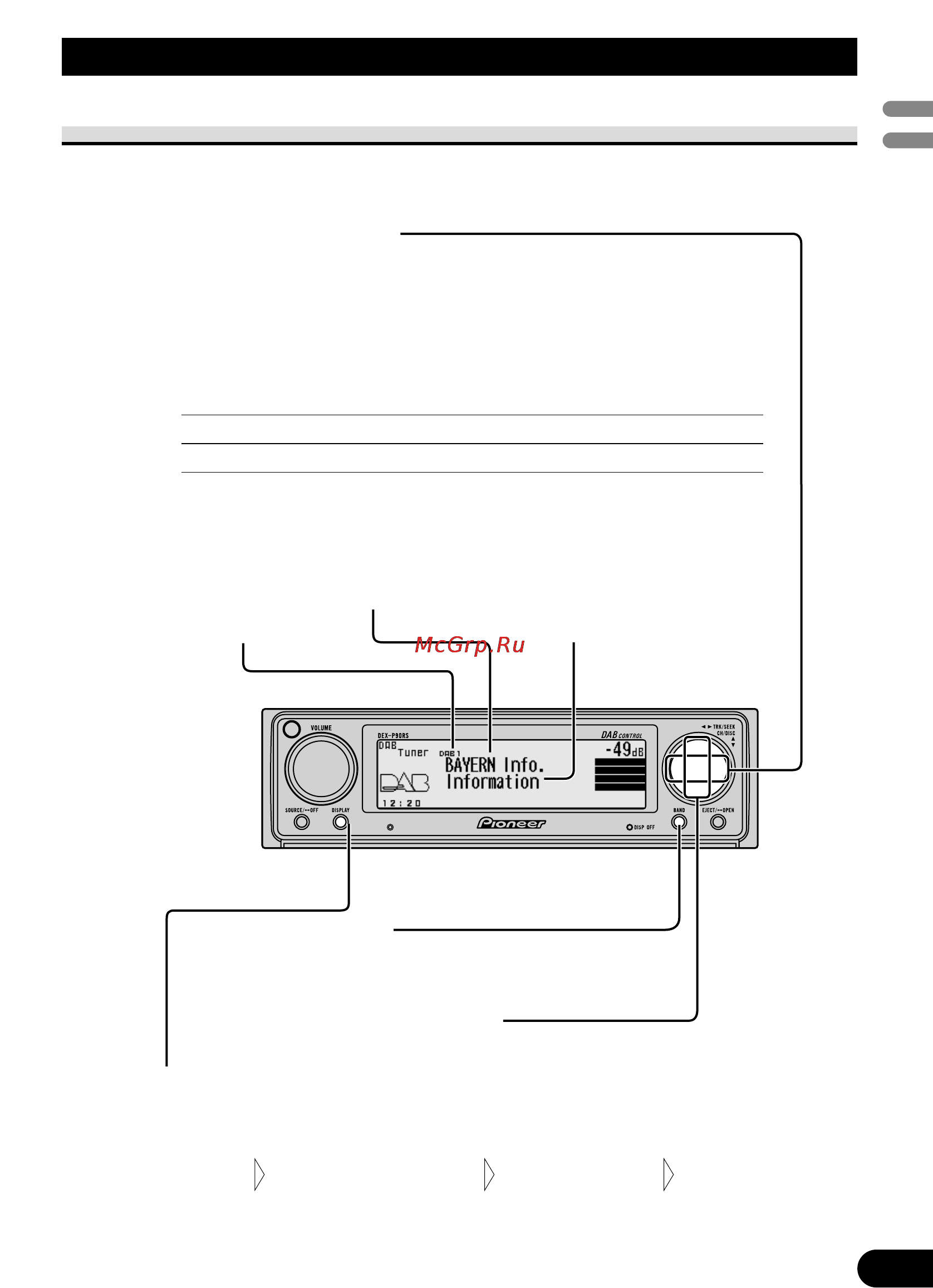 Pioneer DEX-P90RS [59/94] Ê óú ú ìâ ˆëù ó ó ó ëó â ìëﬂ dab