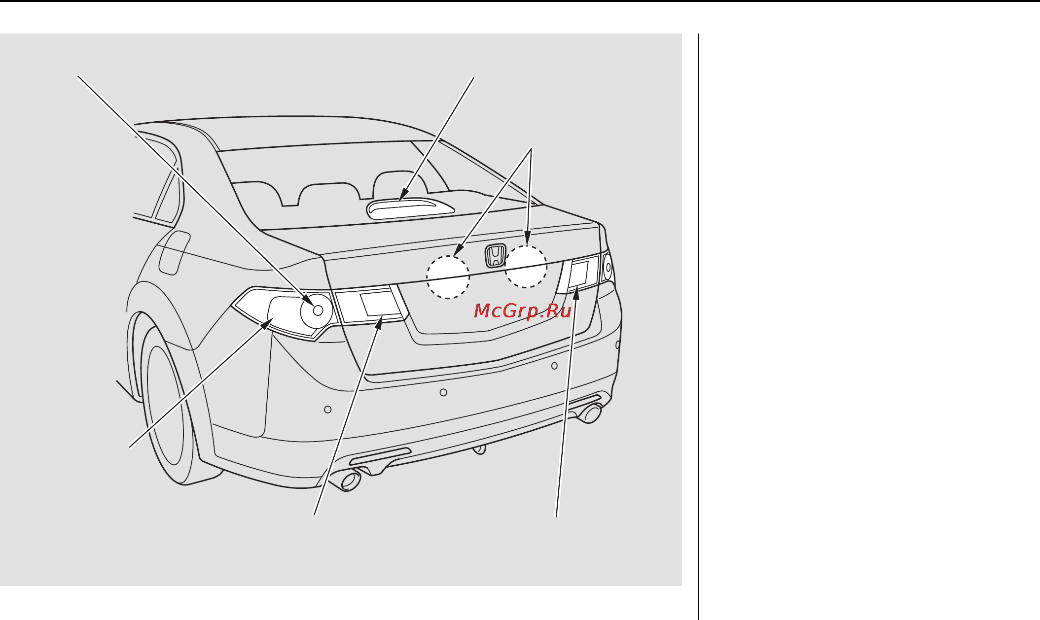 Honda Accord VIII [346/436] Приборы освещения и сигнализации