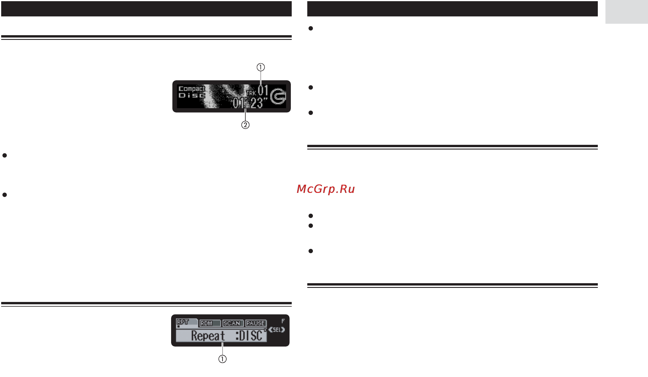 Pioneer DEH-P7700MP [19/50] Знакомство с усовершенствованными операциями управлением встроенным cd плеером