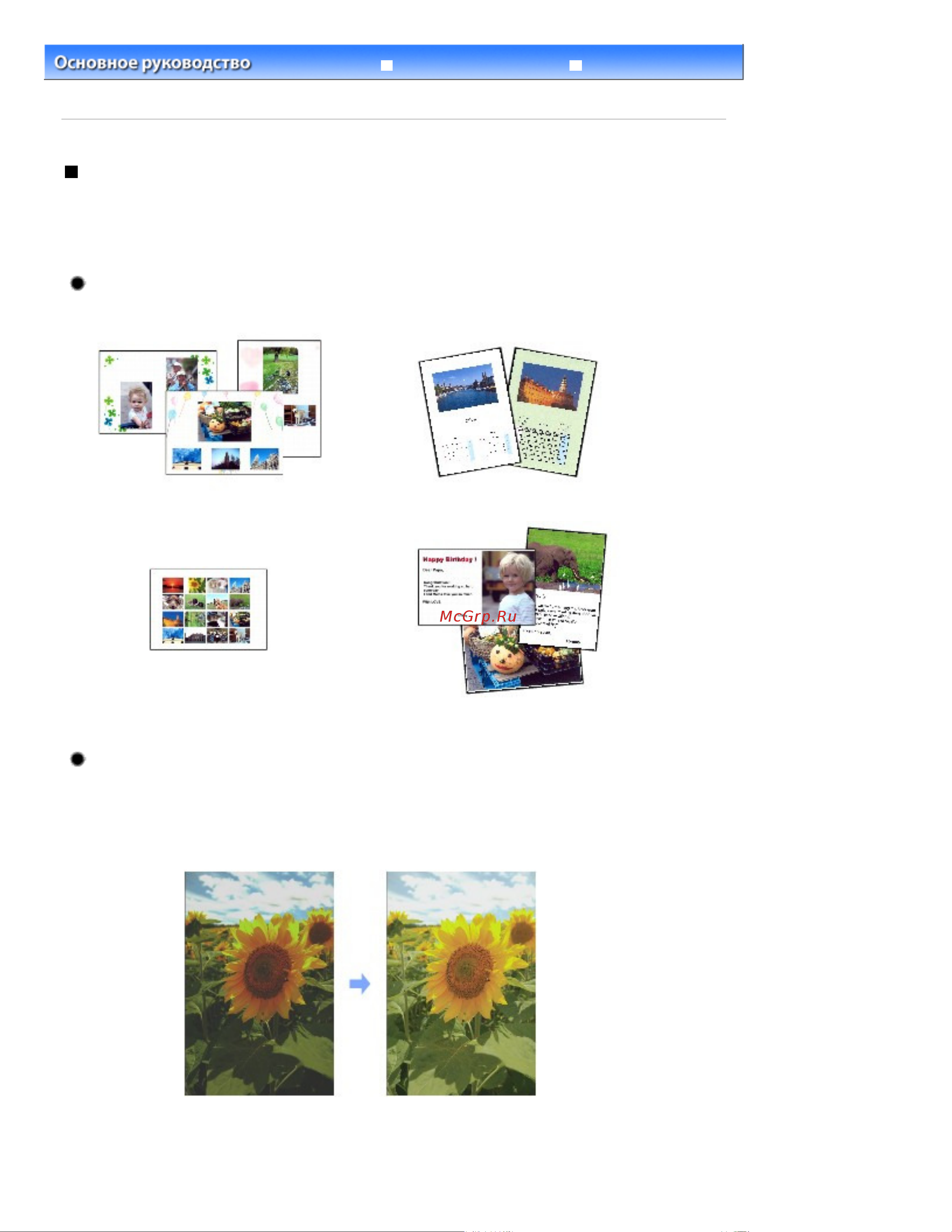Canon MP 250 [29/722] Использование различных функций программы easy photoprint ex