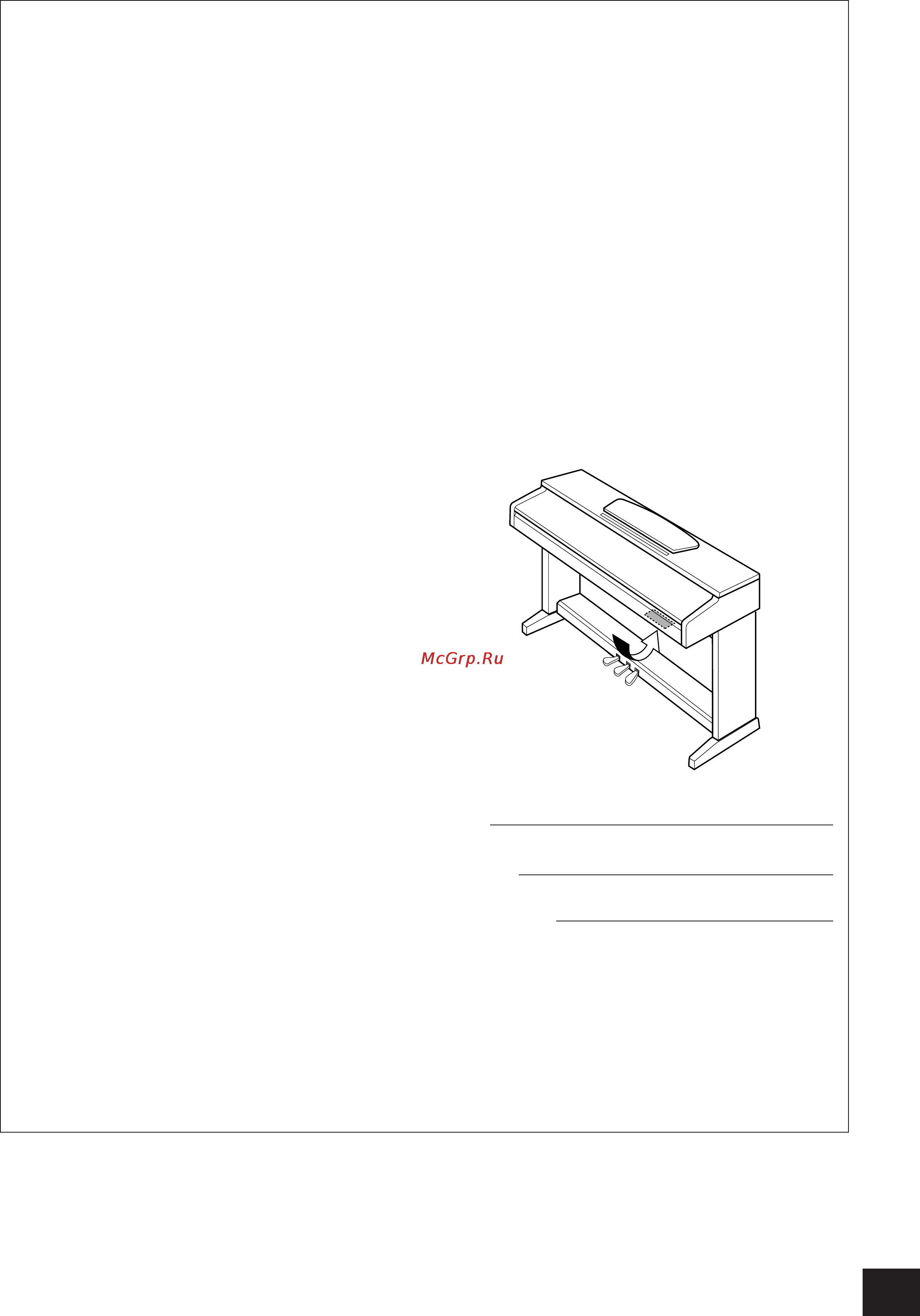 Yamaha ARIUS YDP-140C [3/44] Please keep this manual