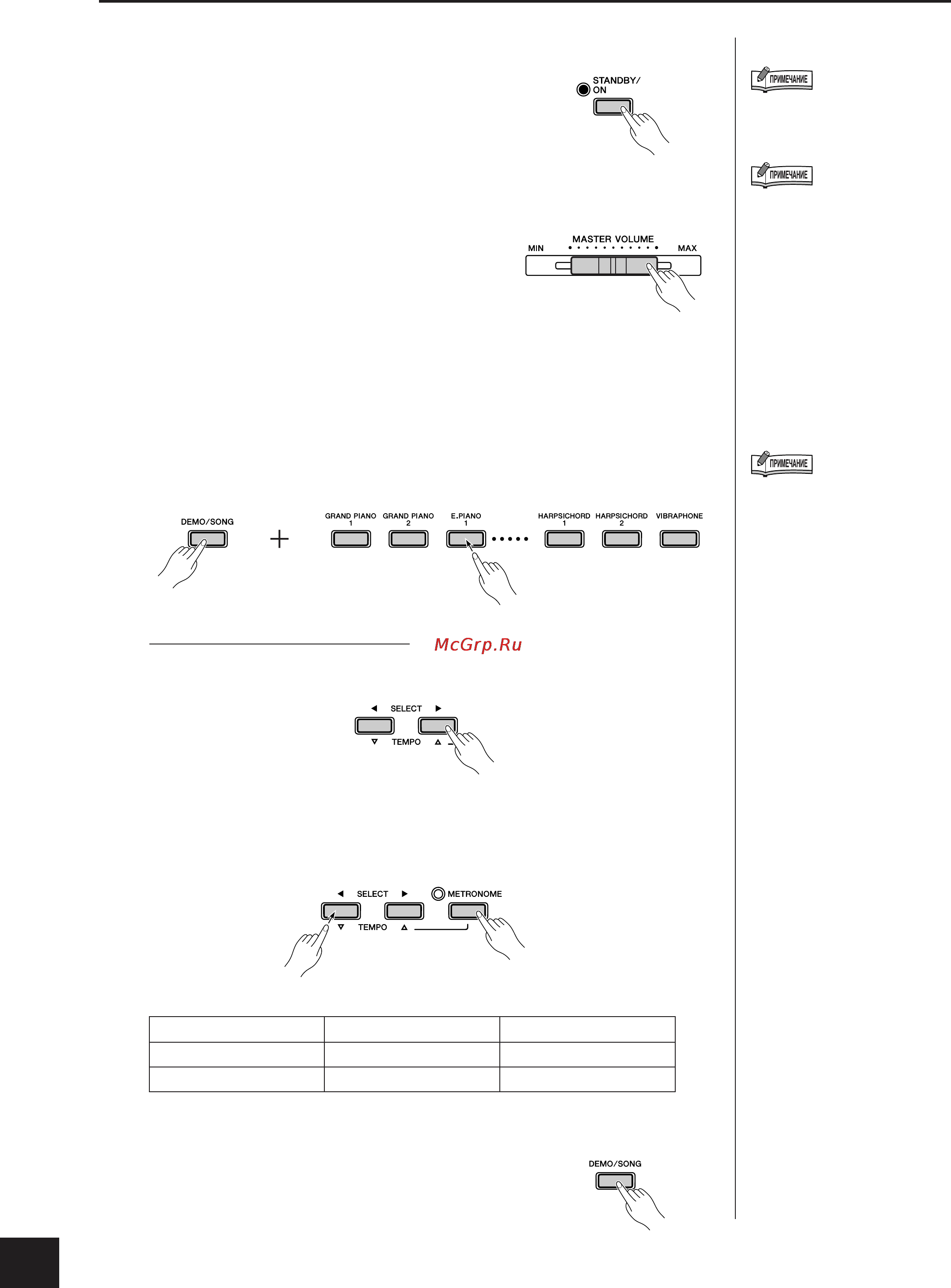 Yamaha P-85 [14/36] Отрегулируйте громкость